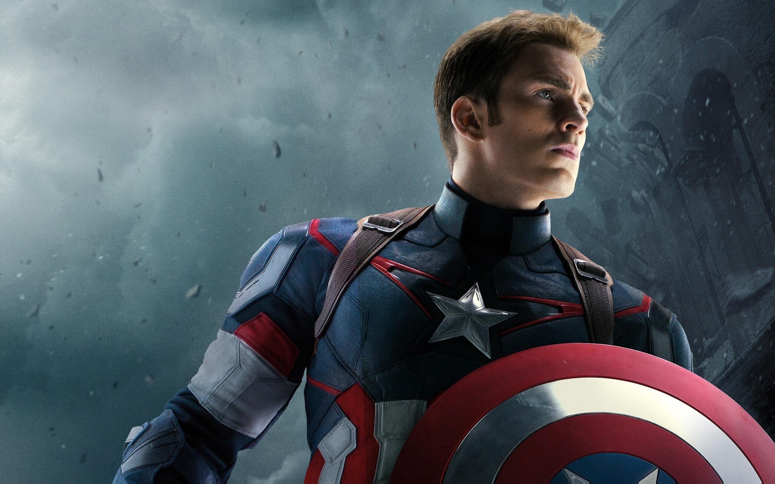 2560x1600 Captain America in Avengers Infinity War Wallpaper