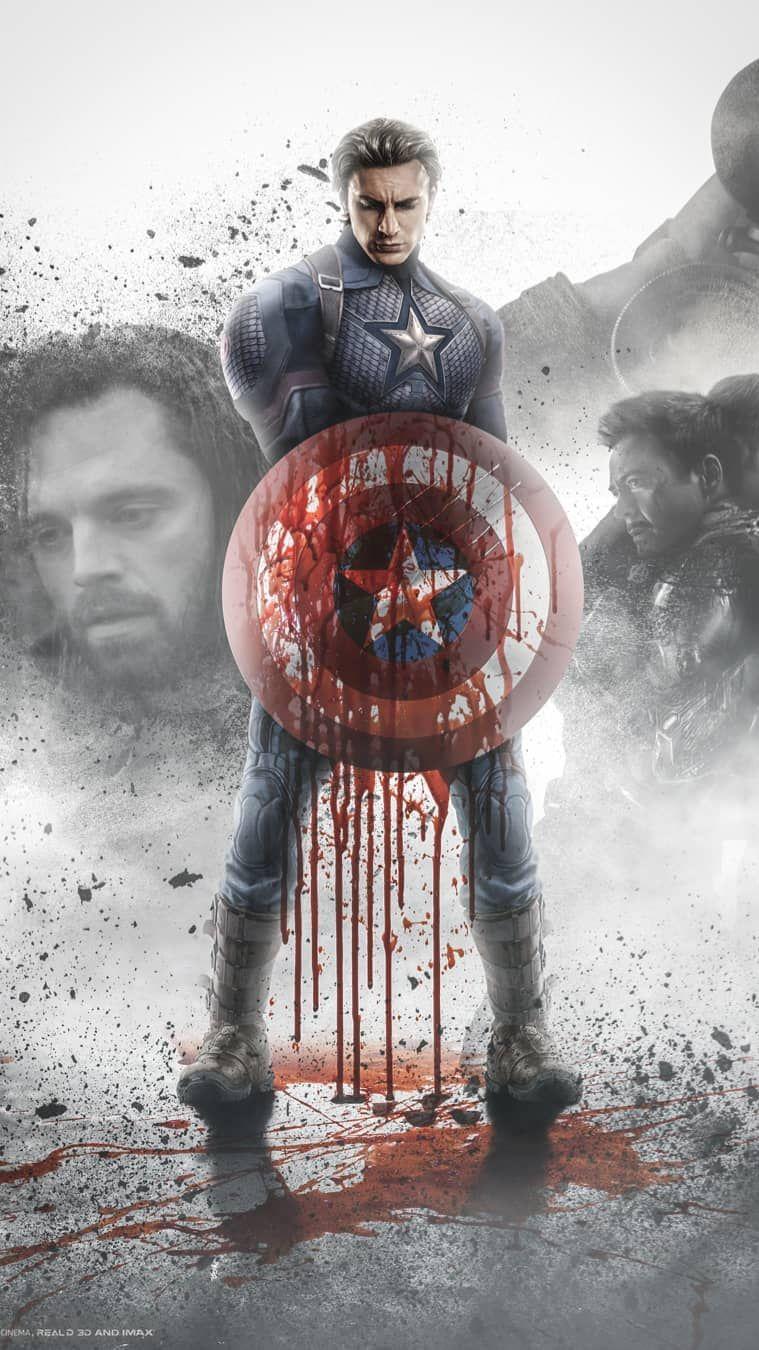 759x1350 Captain America Endgame Wallpaper
