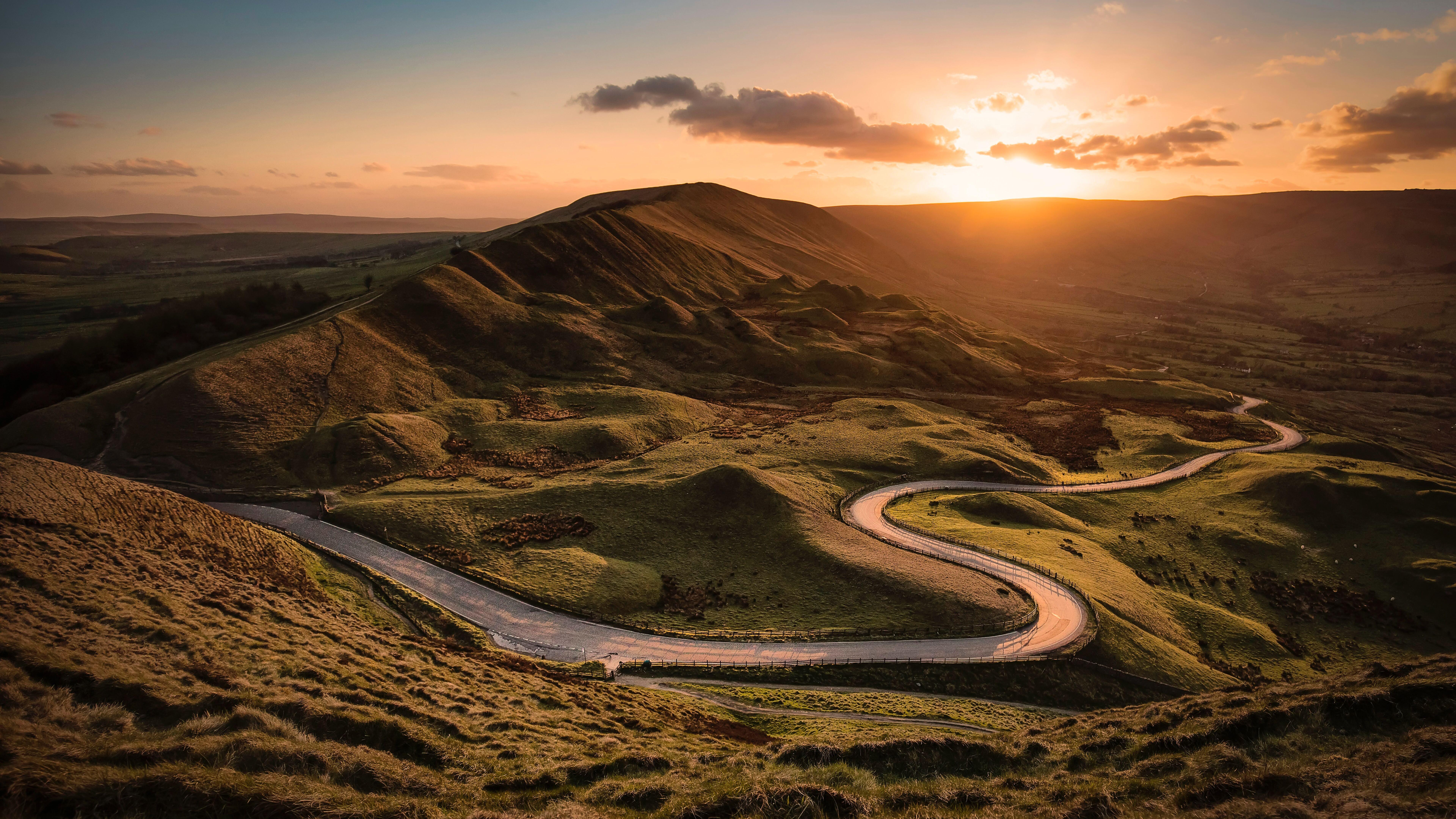 7680x4320 Mam Tor Castleton United Kingdom 8k 8k HD 4k Wallpaper, Image, Background, Photo and Picture