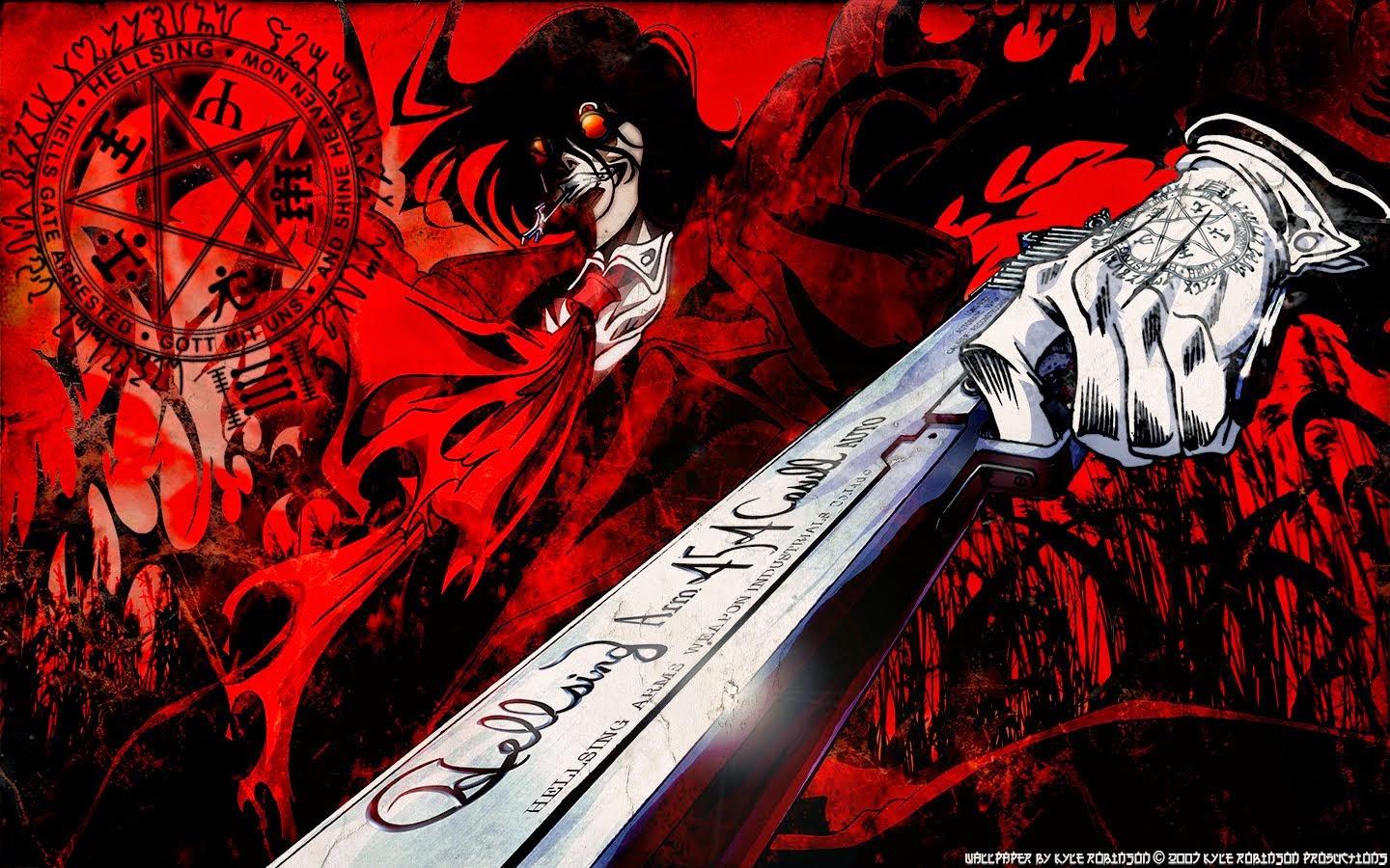 1440x900 Red Anime Wallpaper