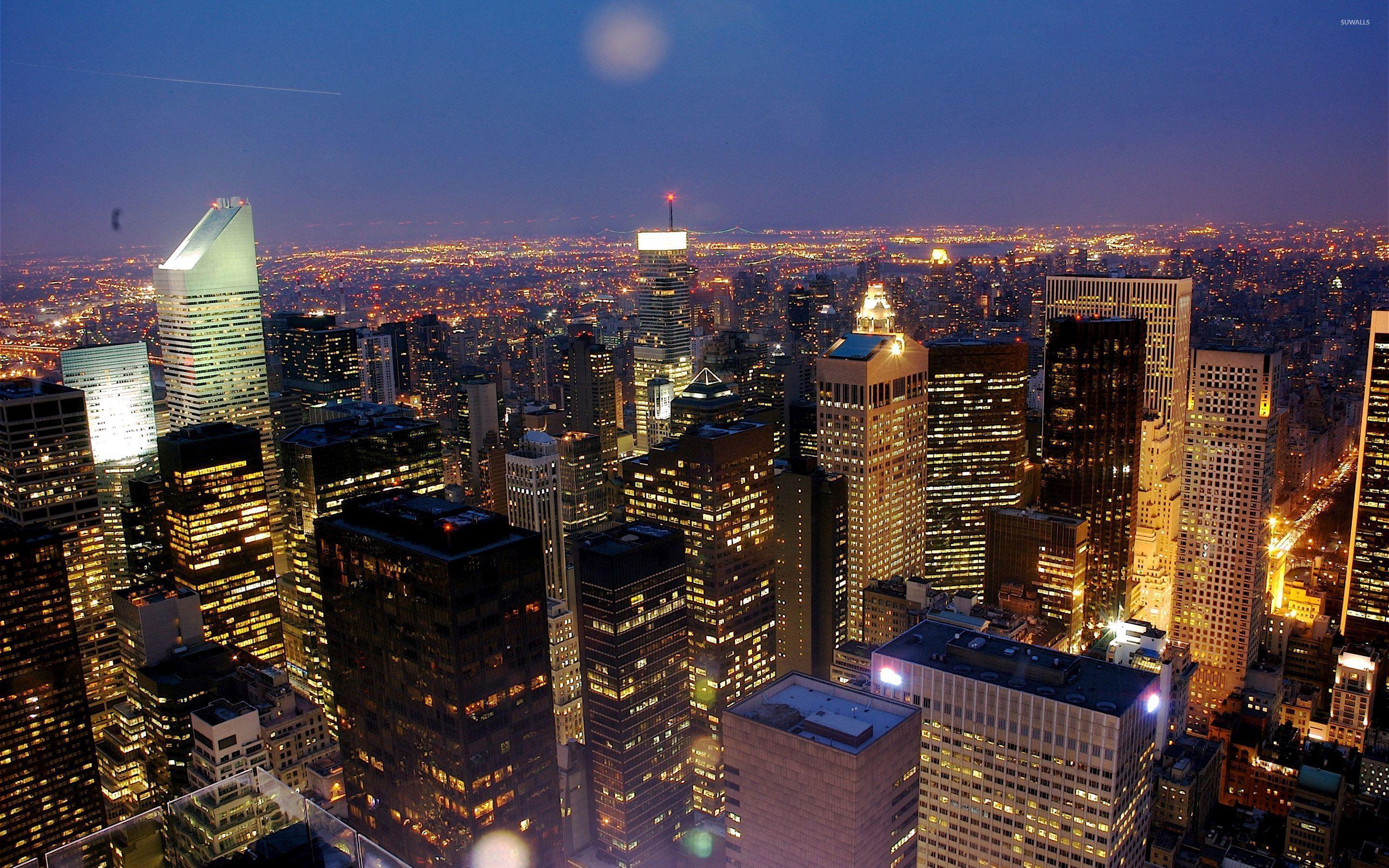 2880x1800 City View Wallpaper