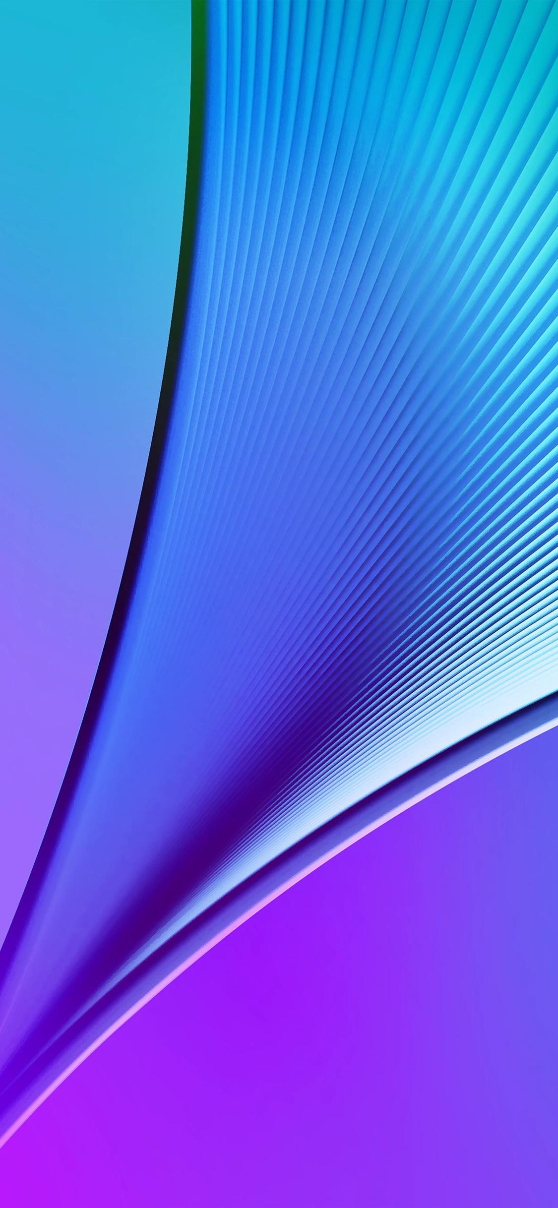 1125x2436 Blue Layer Samsung Galaxy Purple Pattern Wallpaper