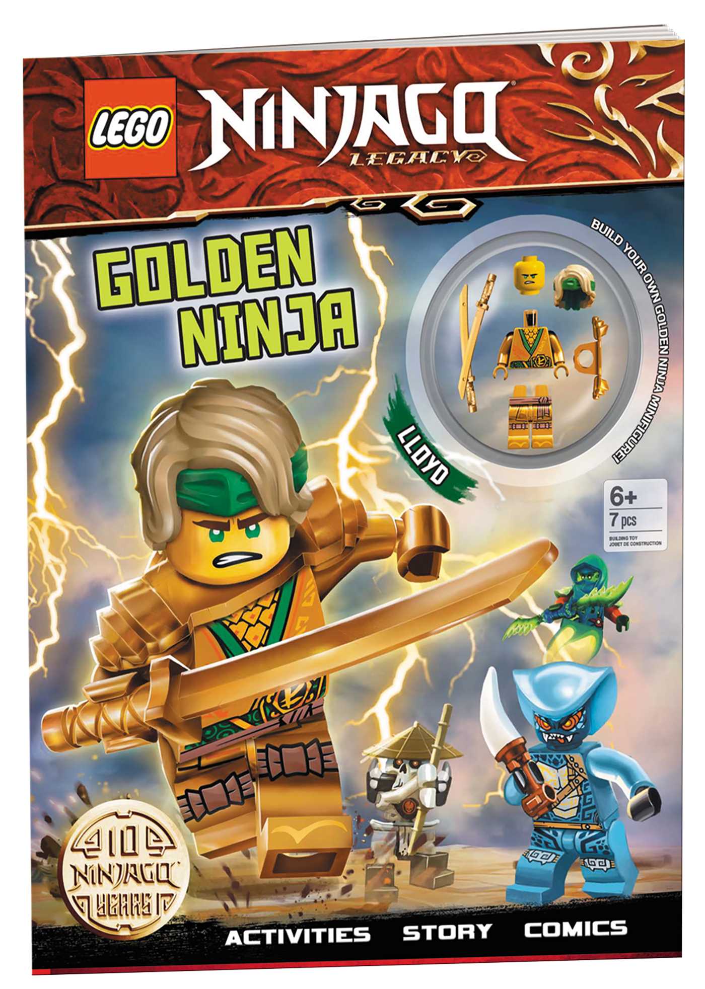1400x1965 LEGO(R) NINJAGO(R): Golden Ninja. Book by AMEET Publishing. Official Publisher Page. Simon & Schuster