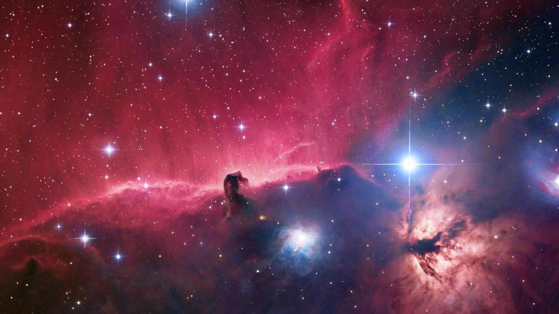 1920x1080 Red Universe Wallpaper
