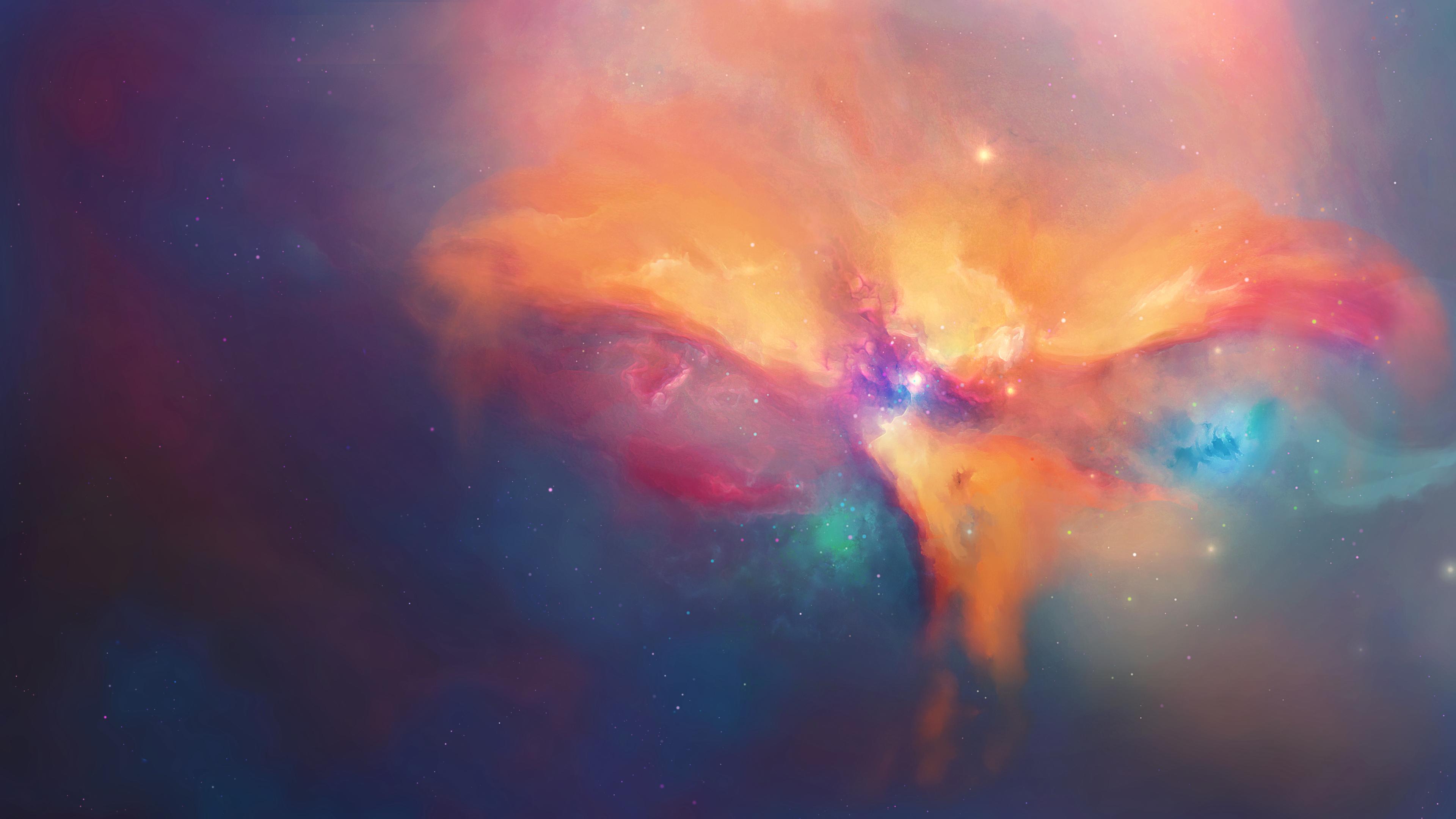 3840x2160 Download Cosmos, nebula, universe, colorful space, art wallpaper, 3840x 4K UHD 16: Widescreen