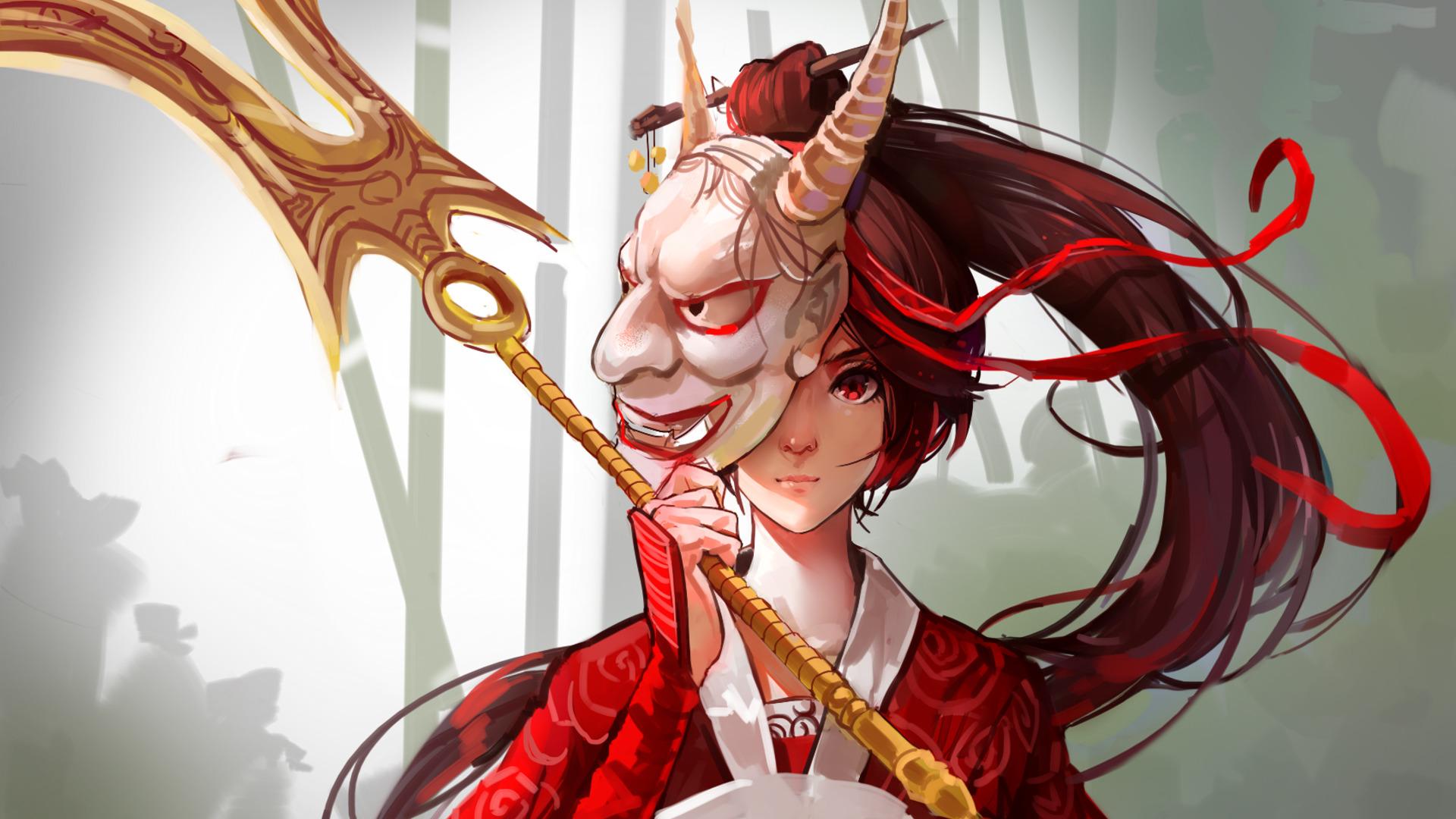 1920x1080 women, PC Gaming, League Of Legends, Akali, Anime Girls Wallpaper HD / Desktop and Mobile Background