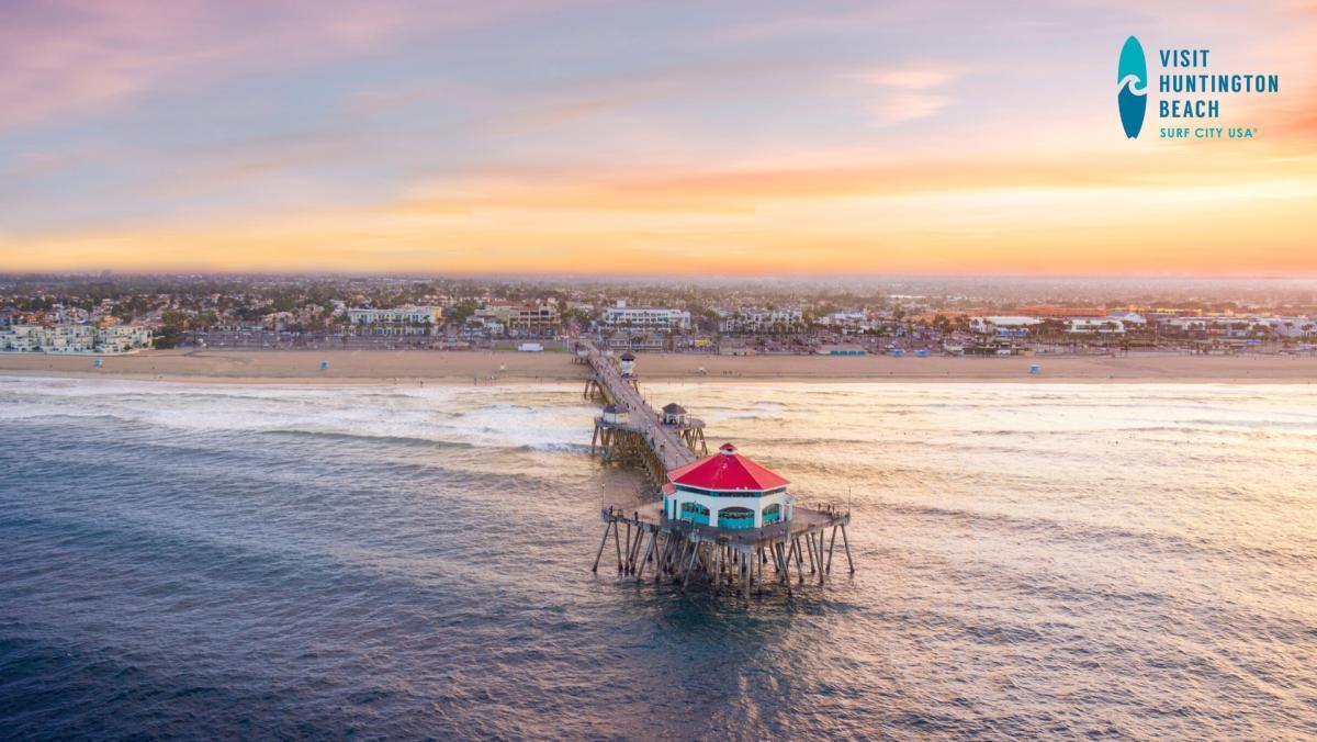 1200x676 Huntington Beach Zoom Background For Virtual Meetings
