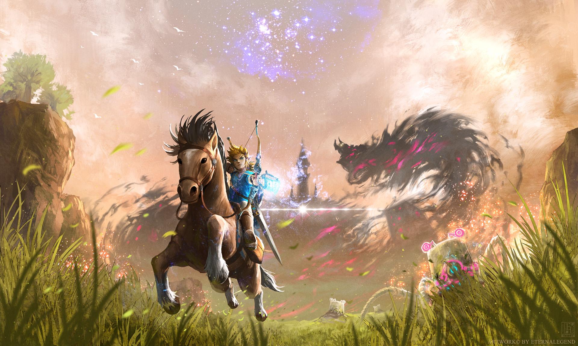 1920x1152 The Legend Of Zelda Art, HD Games, 4k Wallpaper, Image, Background, Photo and Picture