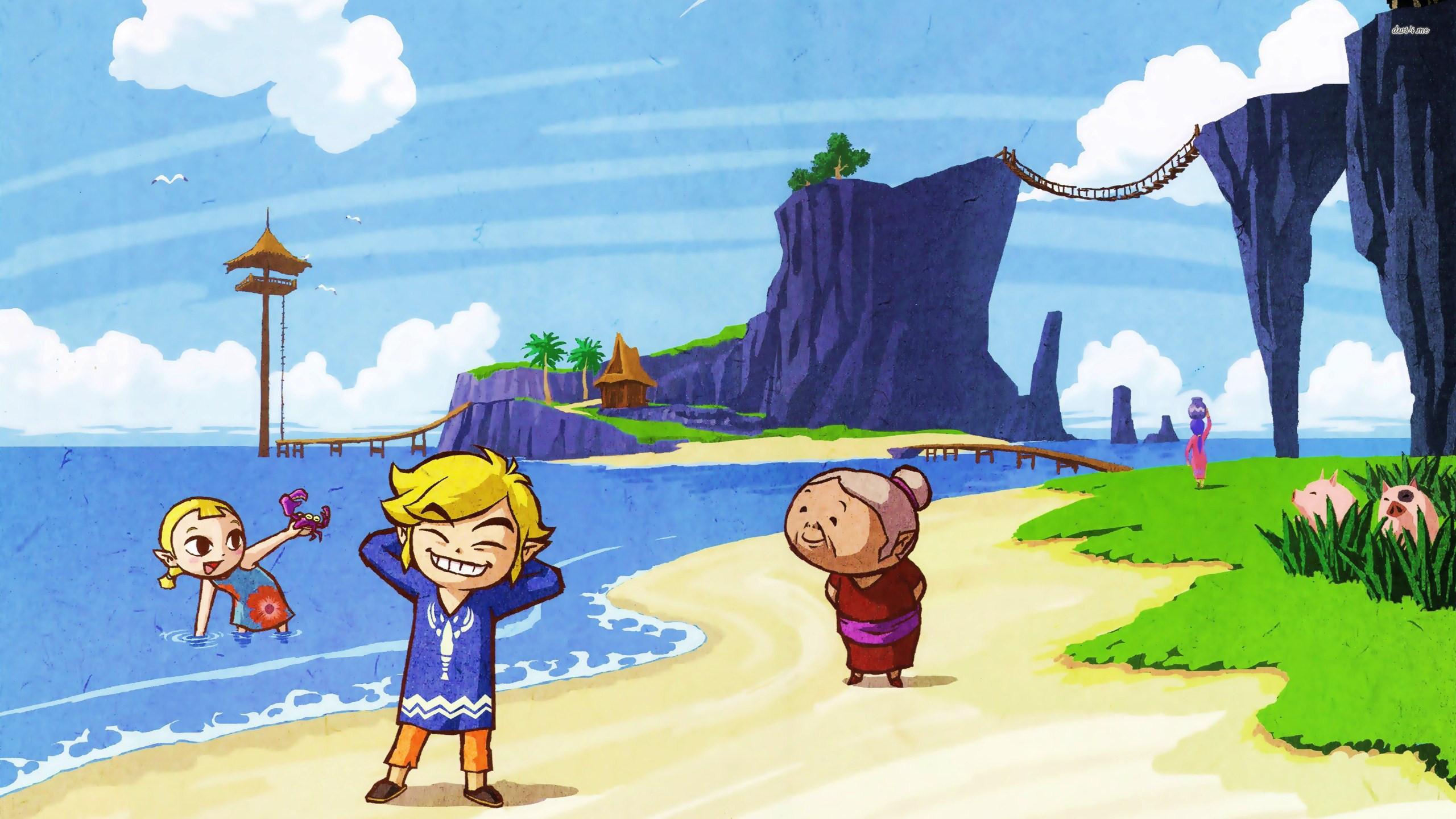 2560x1440 Wind Waker Wallpaper background picture