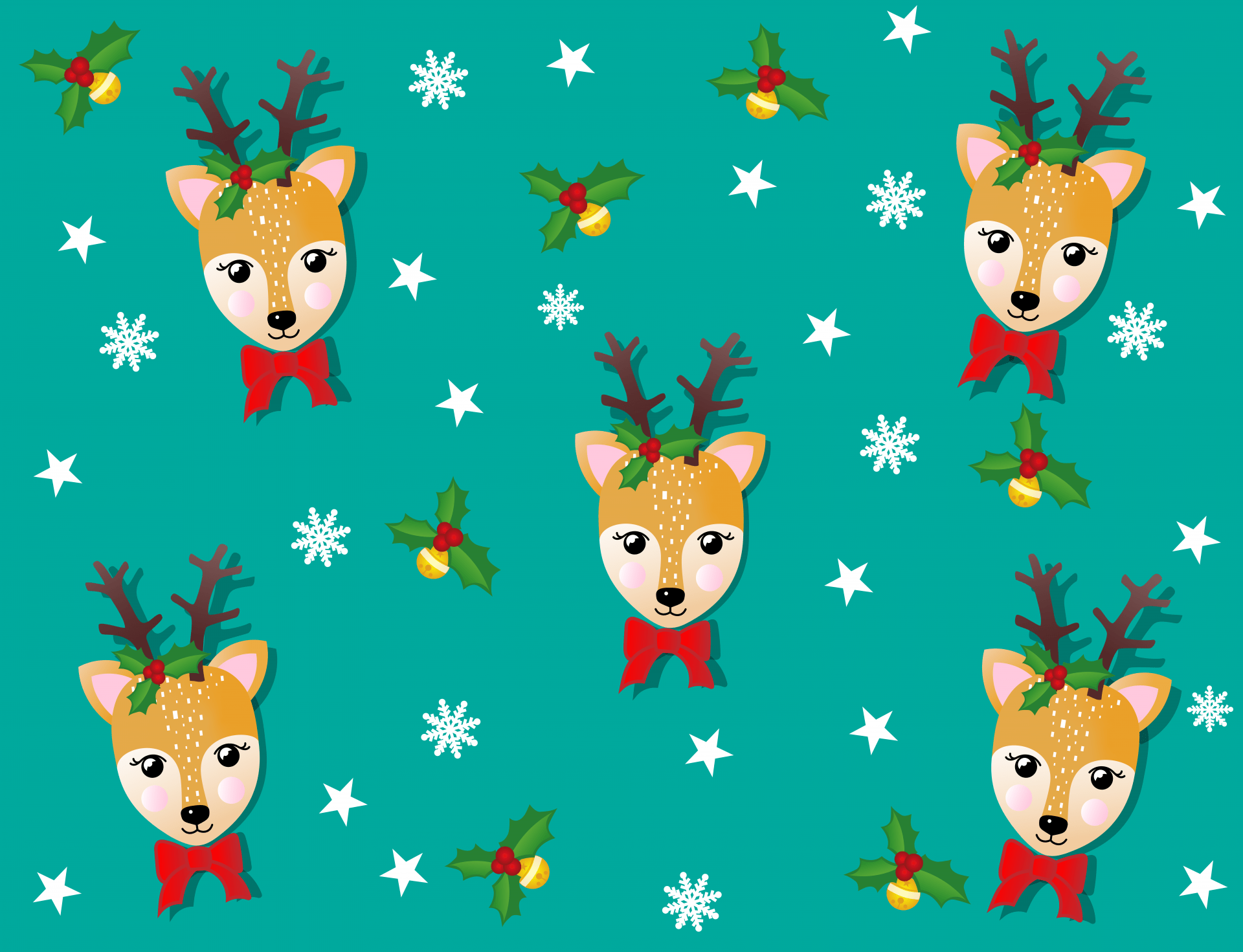 1920x1471 Christmas Reindeer Wallpaper Free Domain Picture