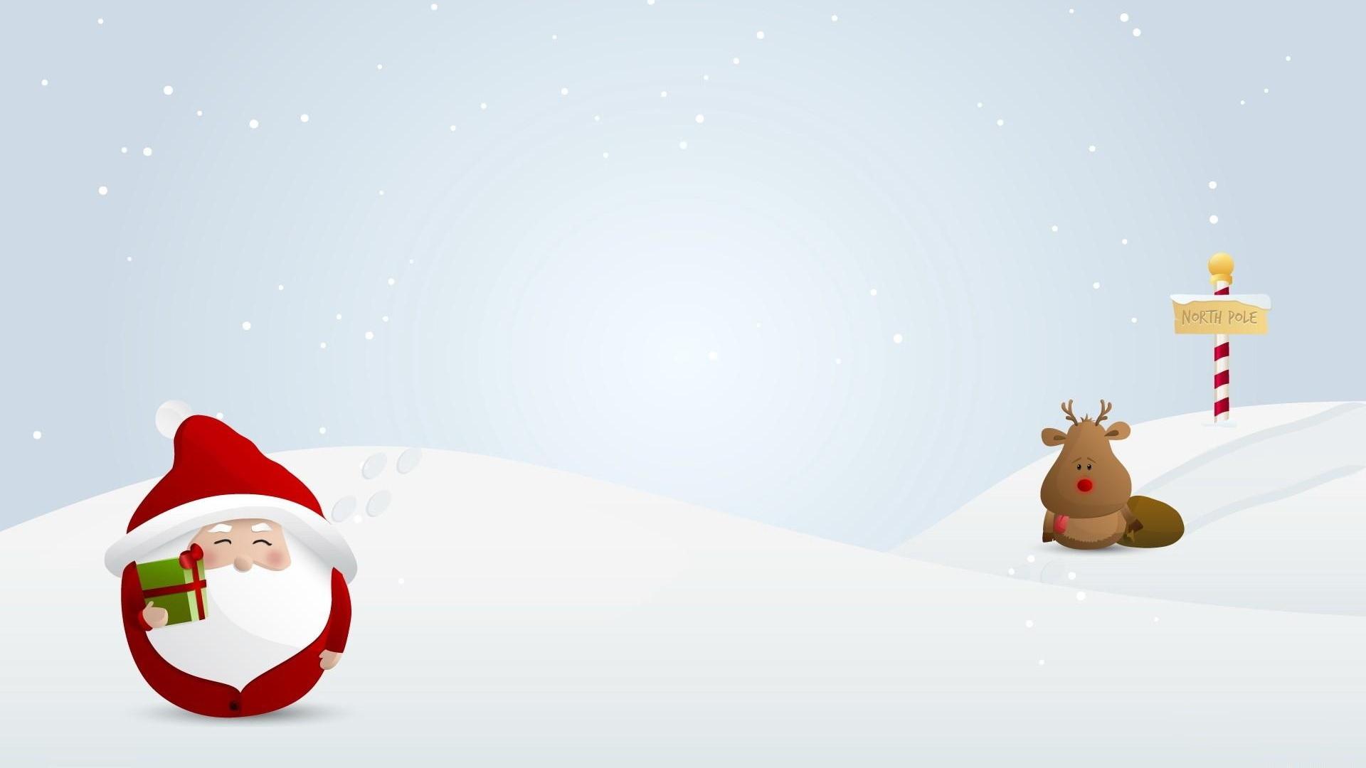 1920x1080 Download Wallpaper 1920x1080 santa claus, gifts, reindeer, pointer, snow Full HD 1080p HD Background