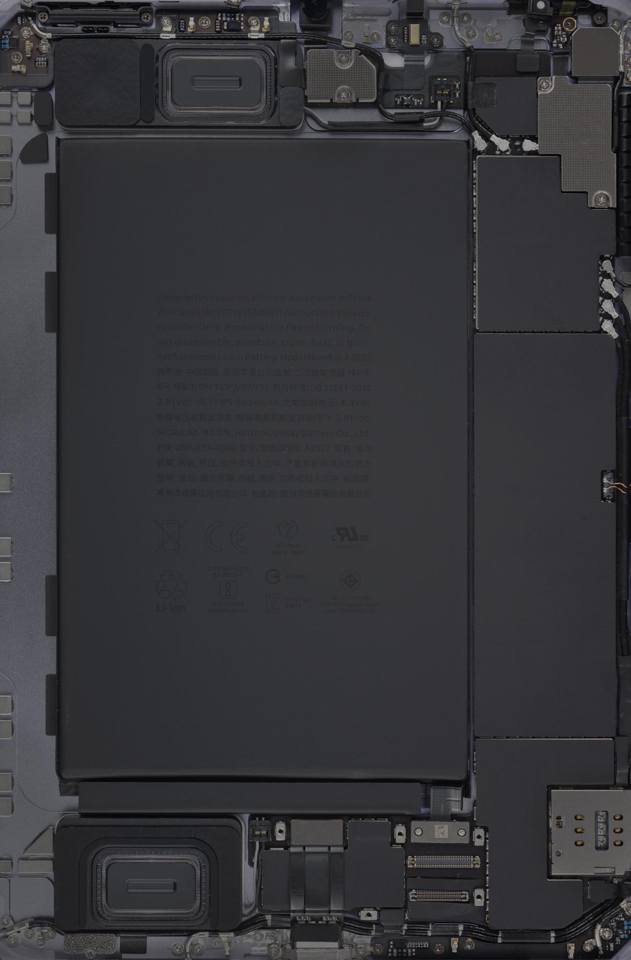 1234x1878 iPad mini 6 Teardown Wallpaper