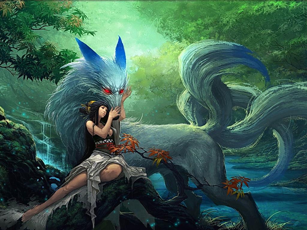 1024x768 Fantasy Mythical Girls 3D Super HD Wallpaper Collection 78. All