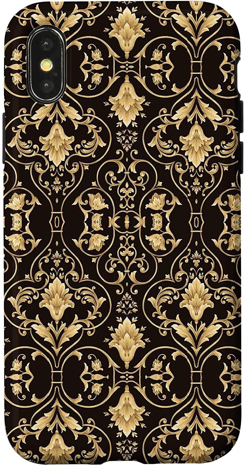 790x1500 iPhone 11 Pro Max Modern Black and Gold Wallpaper Case : Cell Phones & Accessories