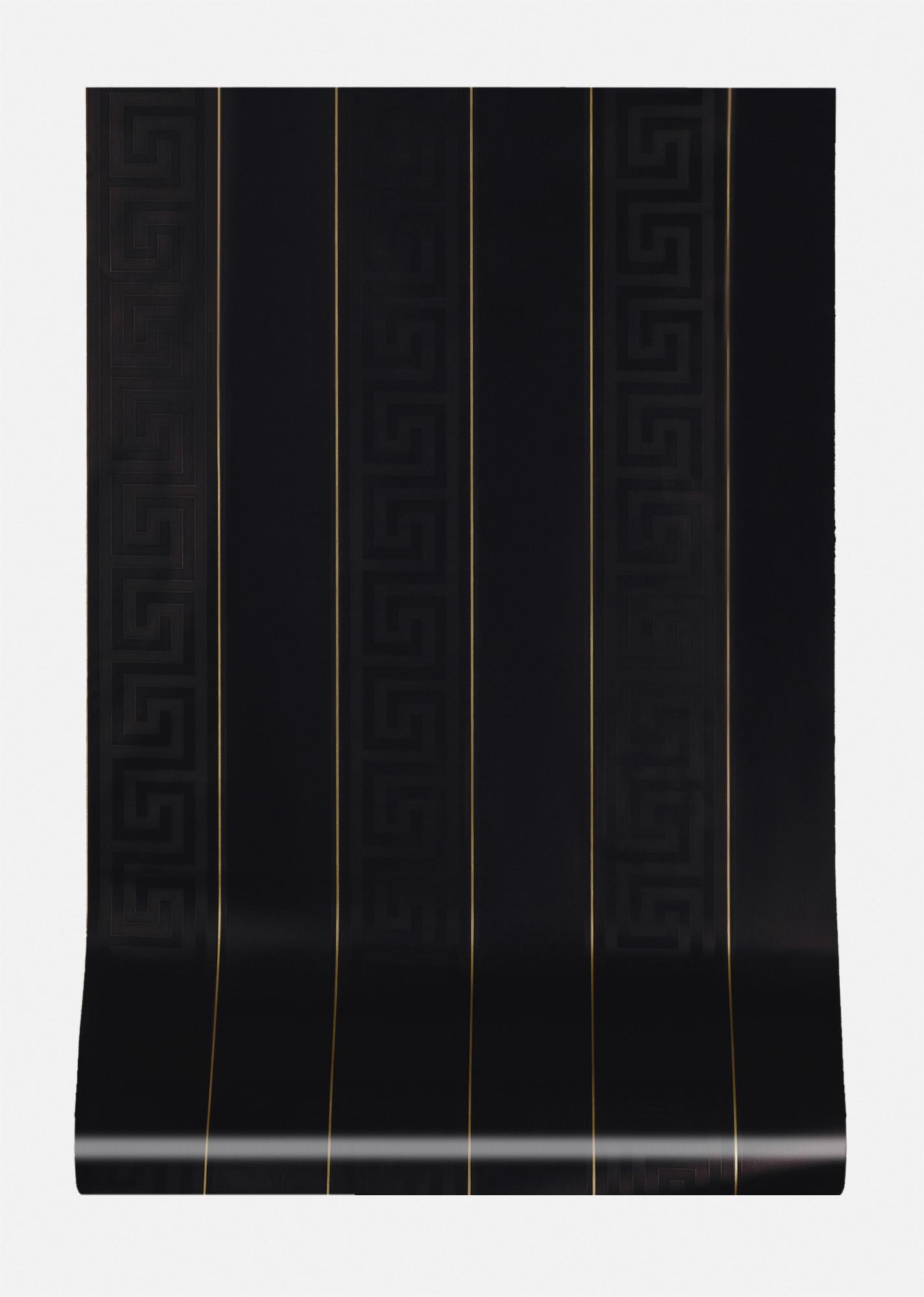 1425x2000 Versace Black & Gold Greek Print Wallpaper Collection. Online Store EU