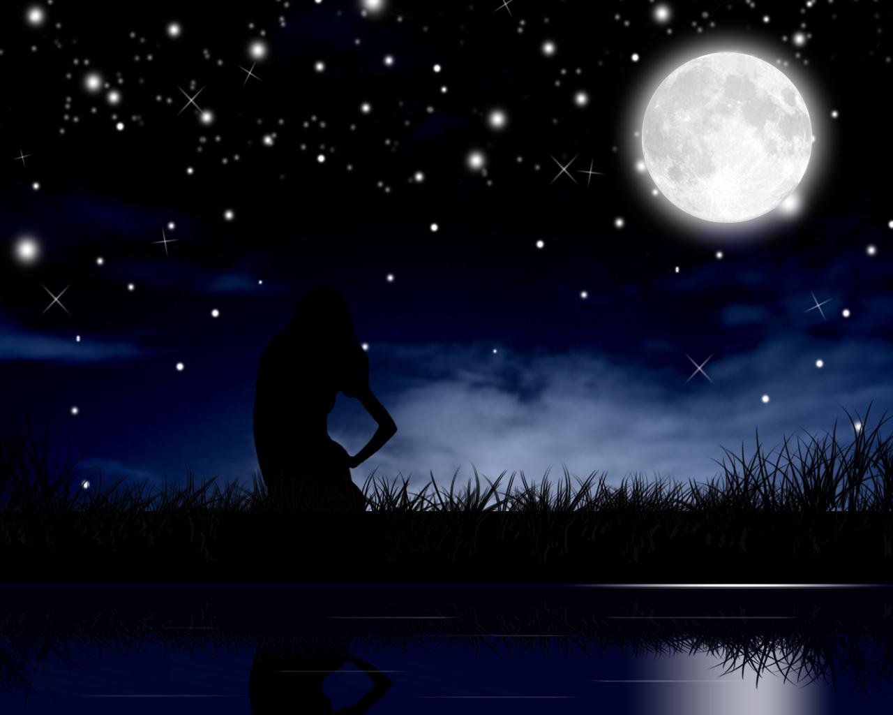 1280x1024 Wallpaper Moonlight