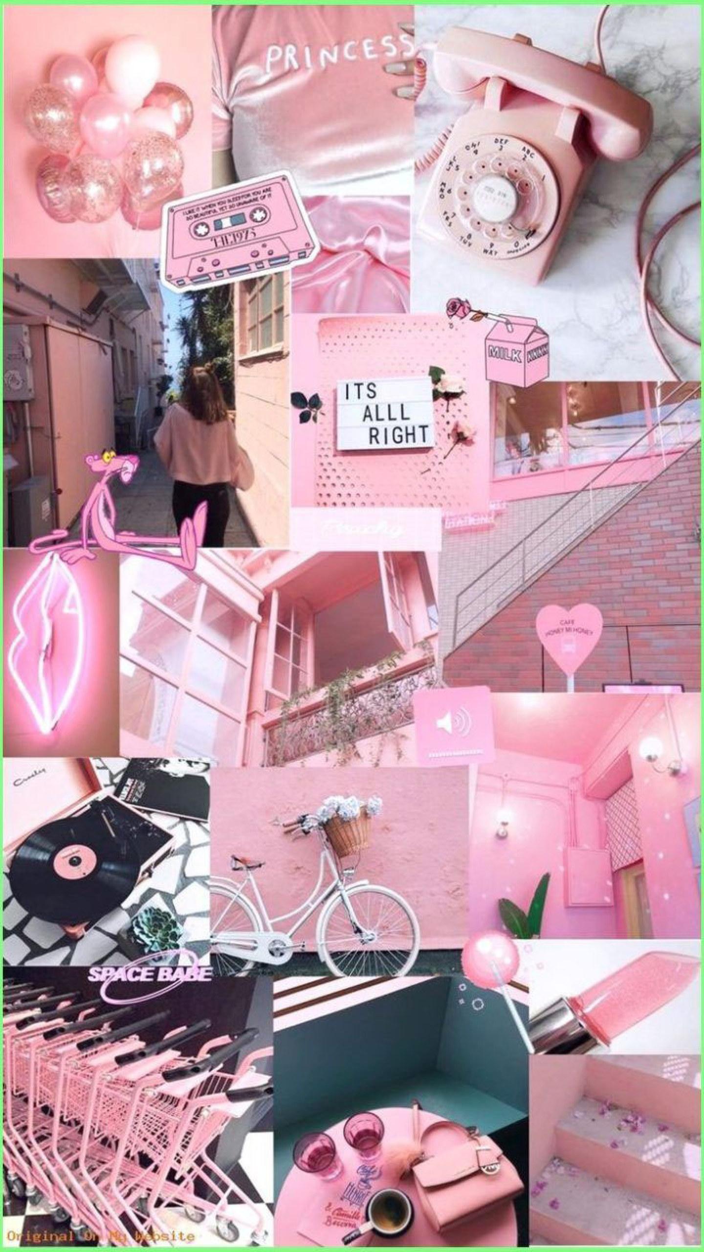 1440x2560 Pink aesthetic collage wallpaper • Wallpaper For You HD Wallpaper For Desktop & Mobile