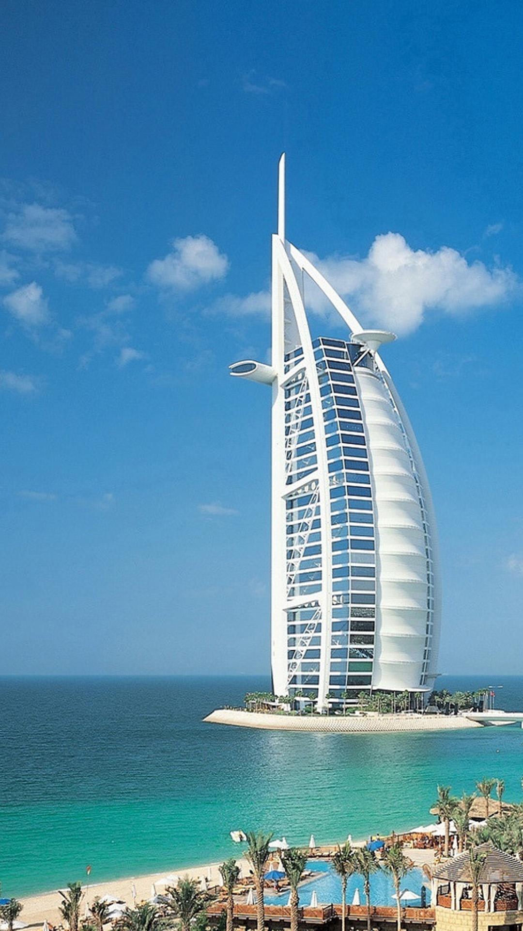 1080x1920 dubai wallpaper hd, landmark, skyscraper, tower, tower block, architecture, artificial island, building, wind, real estate, condominium