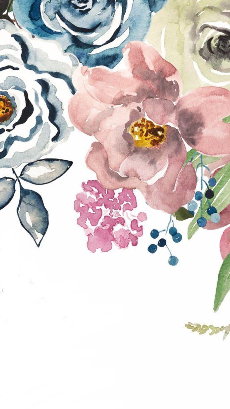 736x1308 Live 4K Wallpaper. Floral wallpaper iphone, Flower illustration, iPhone wallpaper