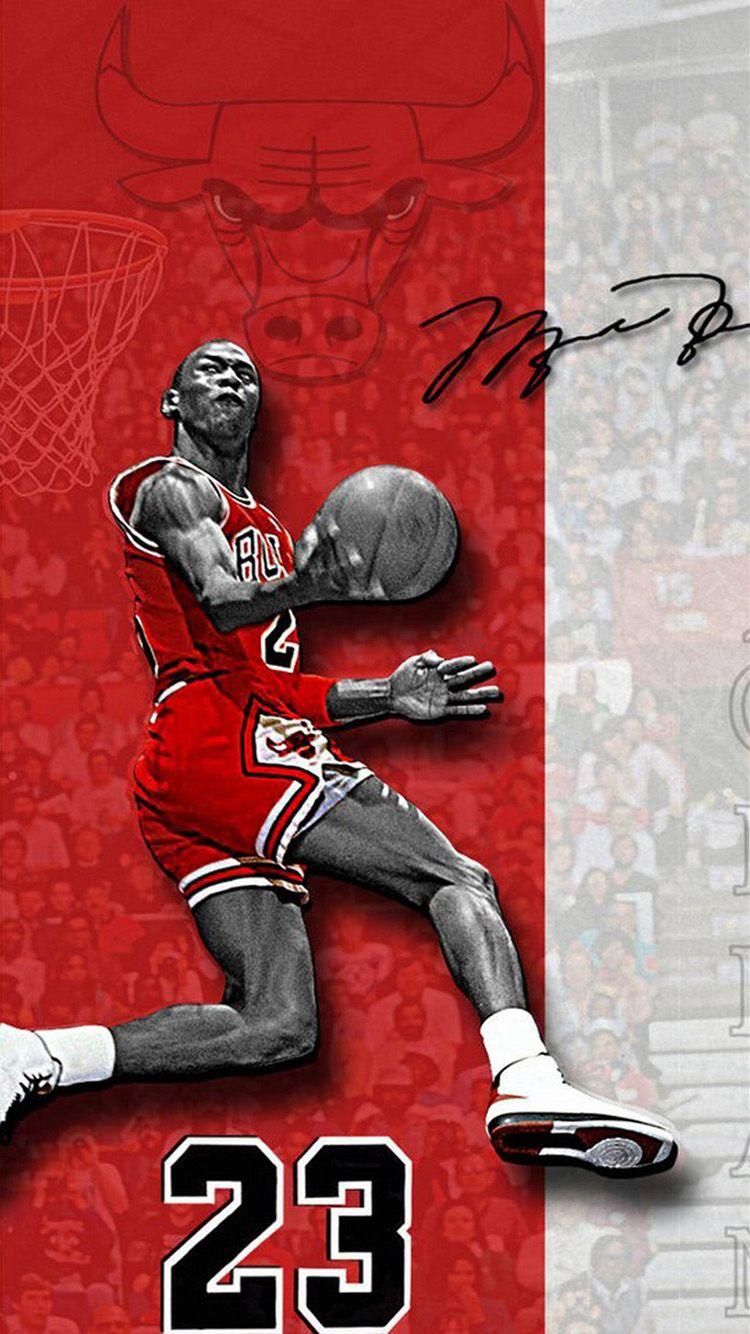 Michael Jordan NBA 640 x 1136 iPhone 5 Wallpaper