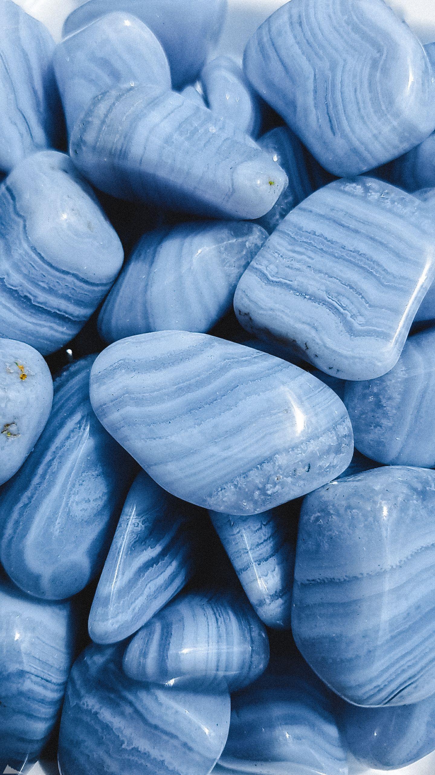 1440x2560 Обои для телефона. Baby blue aesthetic, Blue lace agate, Light blue aesthetic
