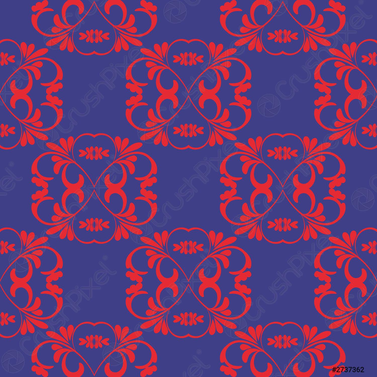1500x1500 Decorative seamless pattern with plant texture designs can be used