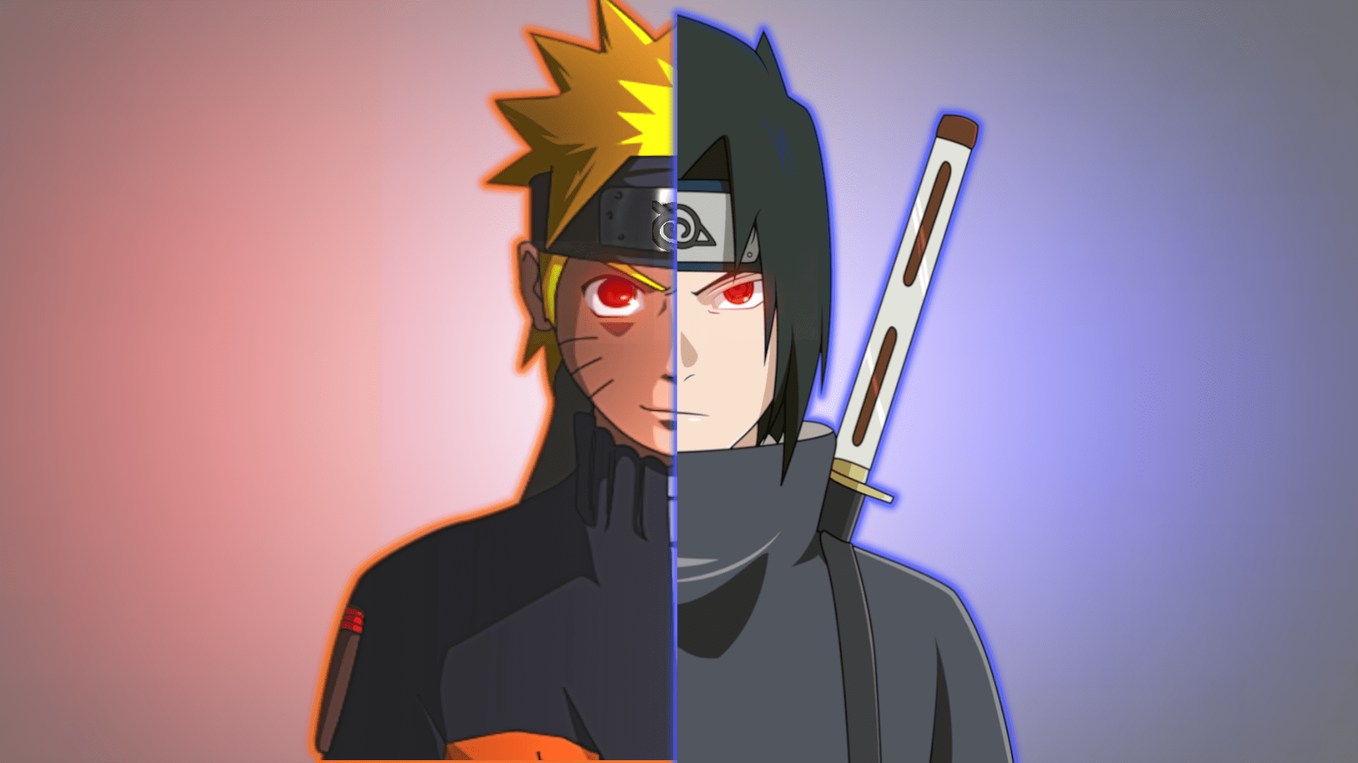 1920x1080 Naruto and Sasuke Wallpaper