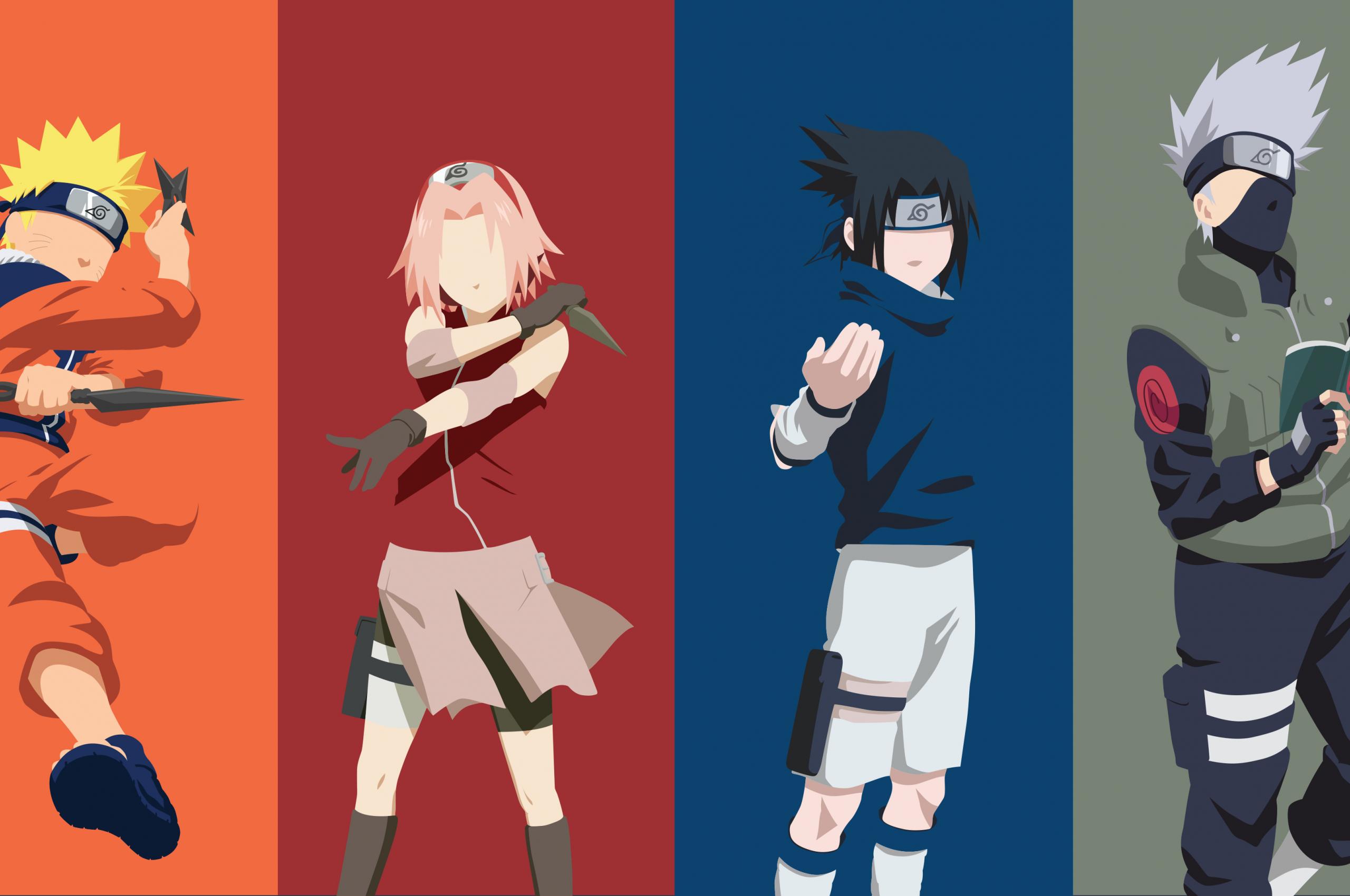 2560x1700 Naruto And Sasuke Kids Wallpaper