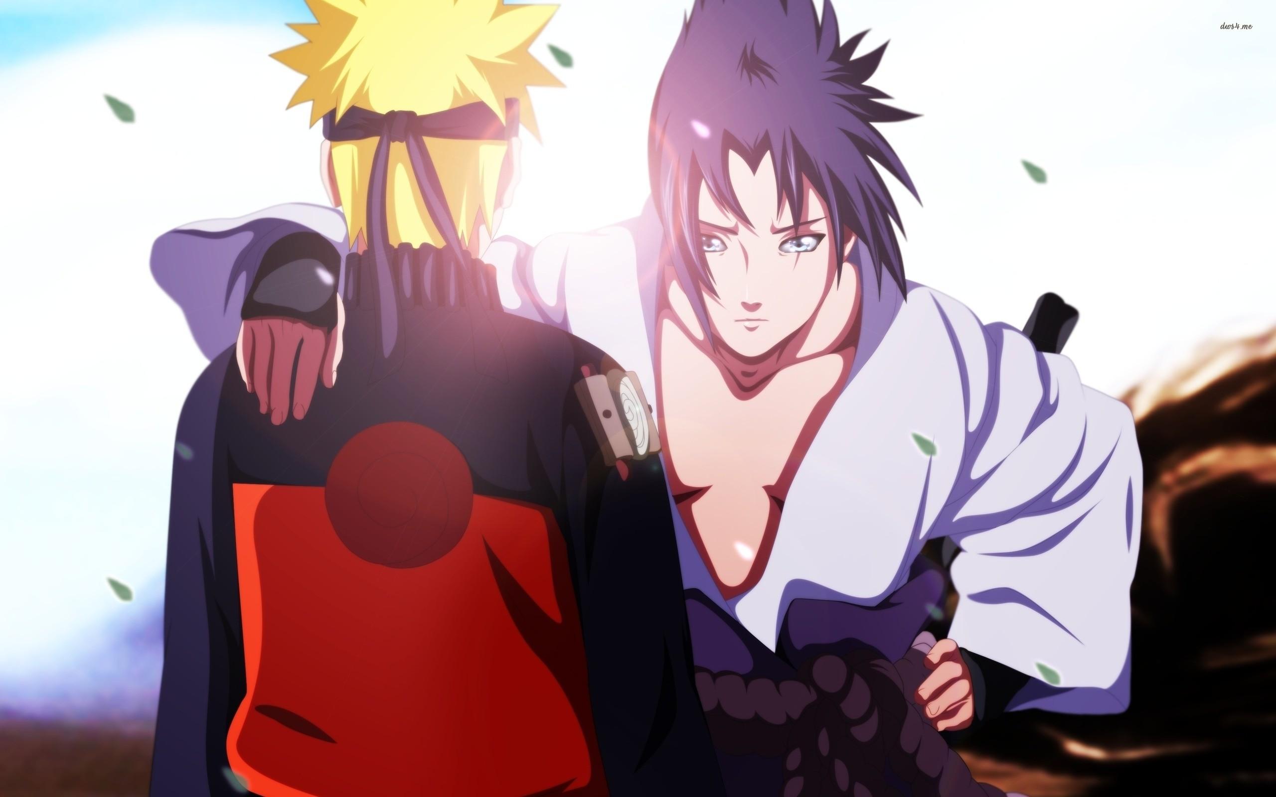 2560x1600 Sasuke and Naruto Wallpaper background picture