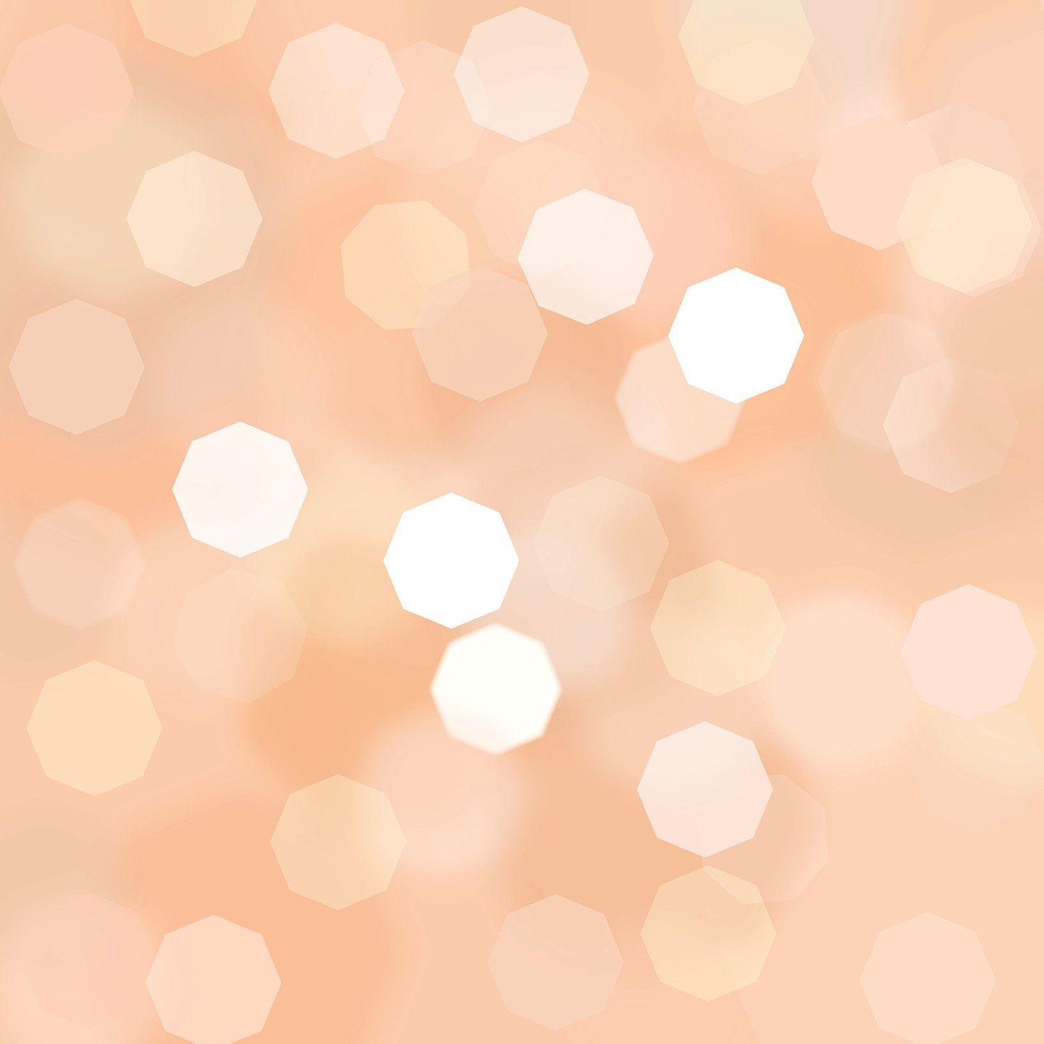 1500x1500 Peach Coral Apricot Bokeh Background 12 X 12. Etsy. Peach background, Bokeh background, Peach colors
