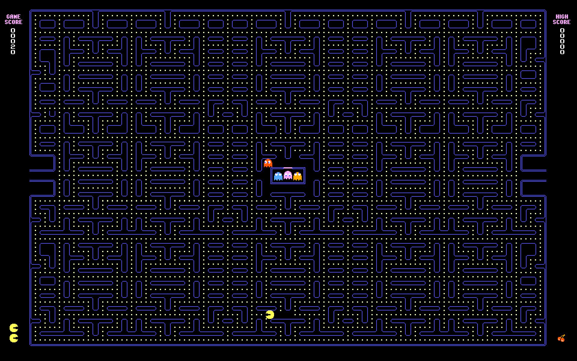 1920x1200 HD Pacman Wallpaper