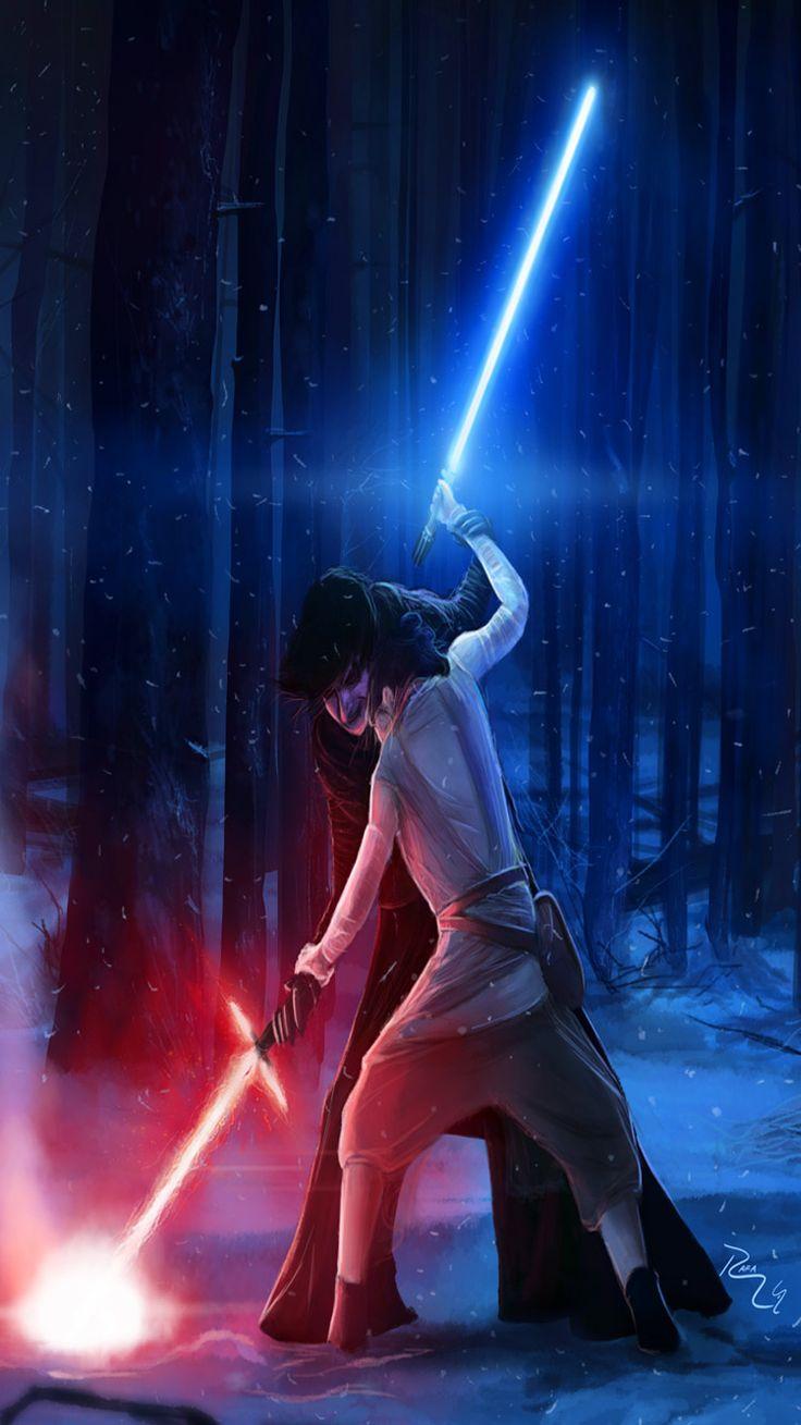 736x1309 Star Wars HD Widescreen Wallpaper. Star Wars The Force Awakens Kylo Ren Versus Rey Wallpaper htt. Star wars wallpaper, Star wars background, Widescreen wallpaper