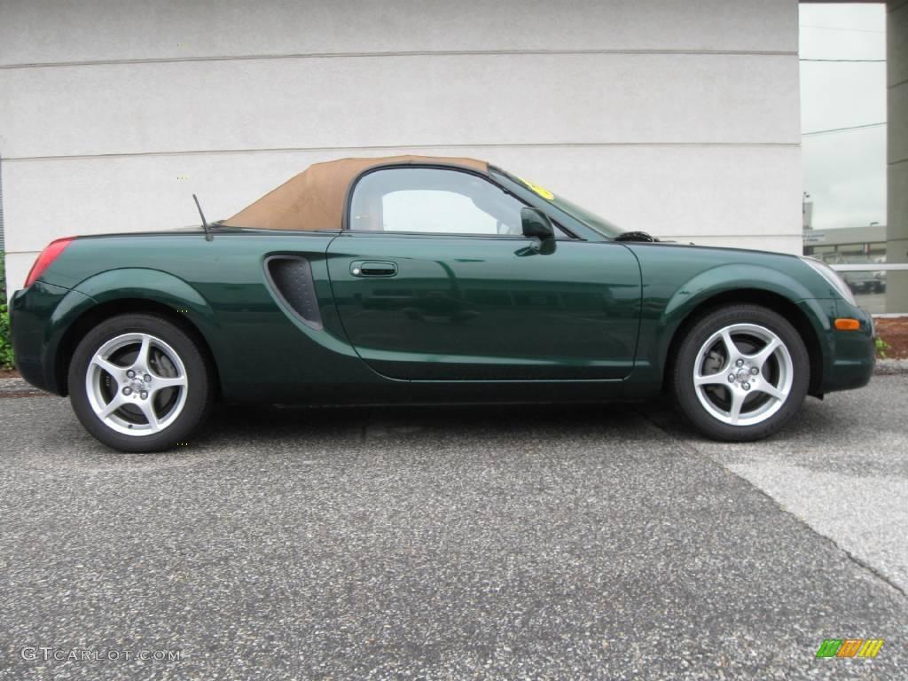 1024x768 Electric Green Metallic Toyota MR2 Spyder Roadster Photo. GTCarLot.com Color Galleries
