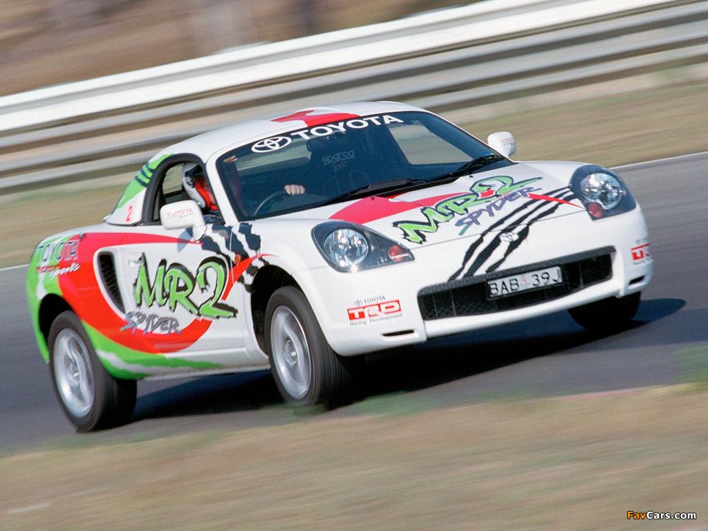 1024x768 Photos of Toyota MR2 Spyder Race Car 1999–2002 (1024x768)