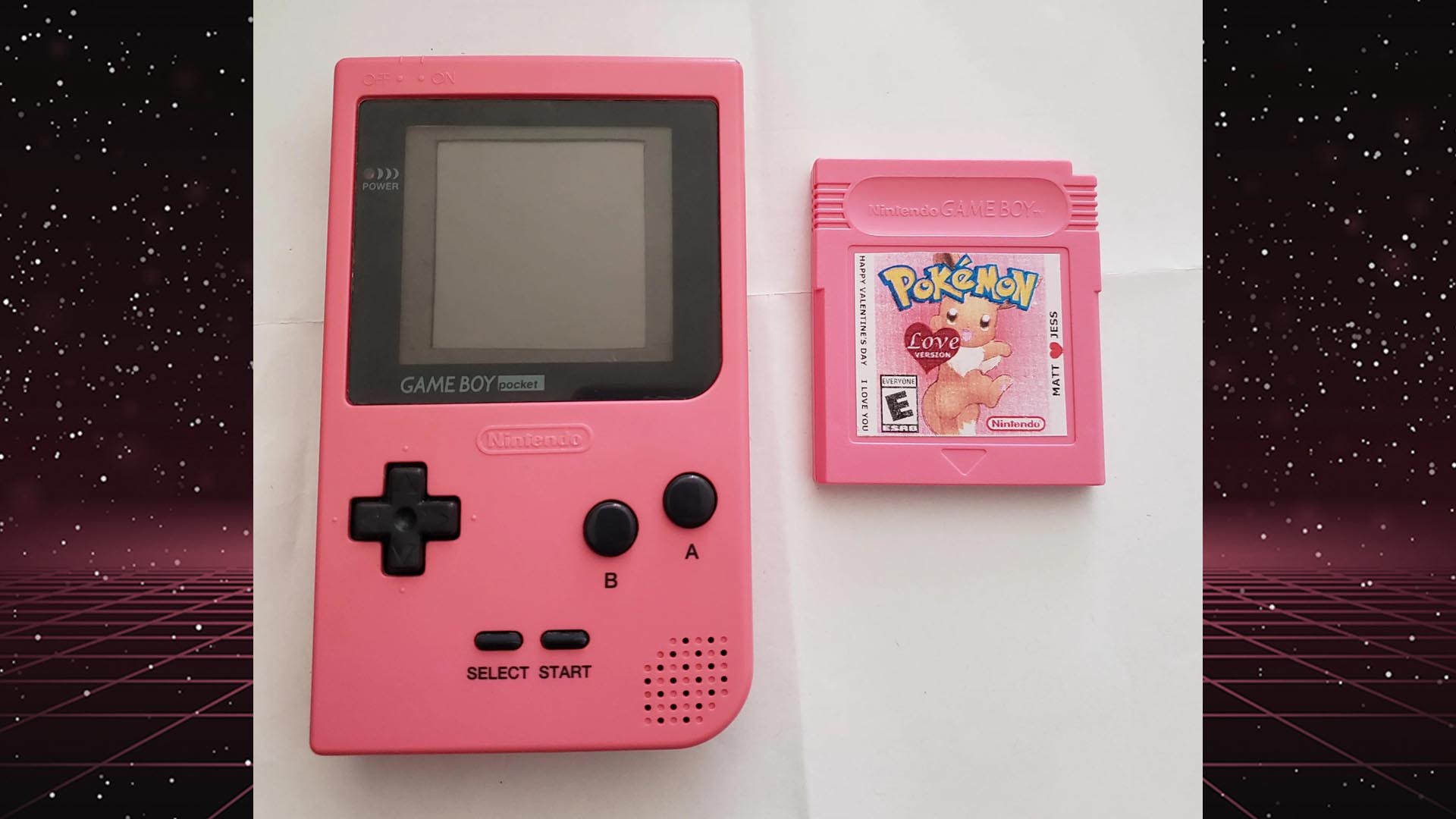 1920x1080 Pokemon Fan Creates Pink Version Cartridge As Valentine's Gift