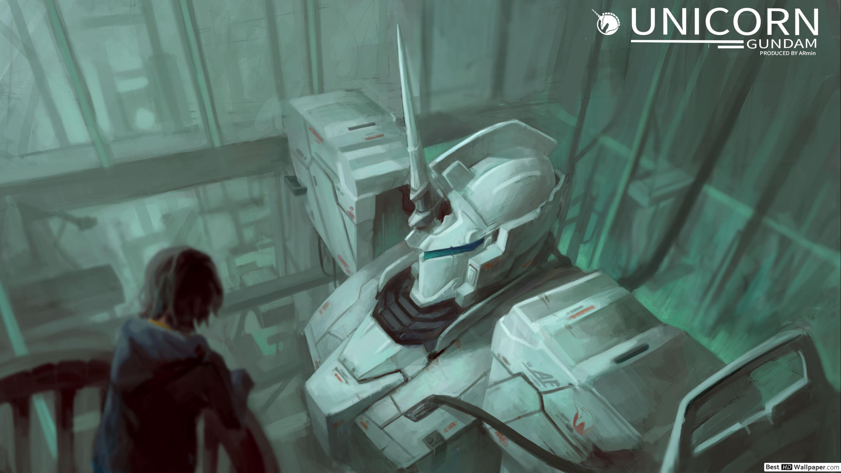 2880x1620 Mobile Suit Gundam Unicorn HD wallpaper download
