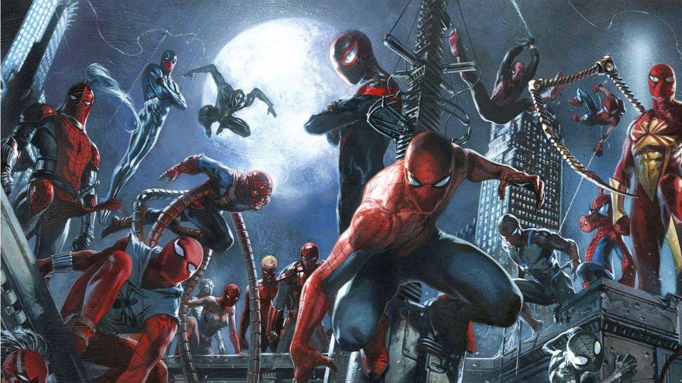 1366x768 Spider Man Homecoming Art Wallpaper