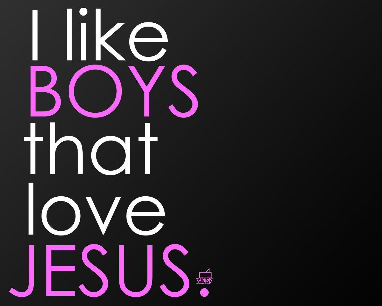 1280x1024 I Love Jesus Wallpaper Desktop