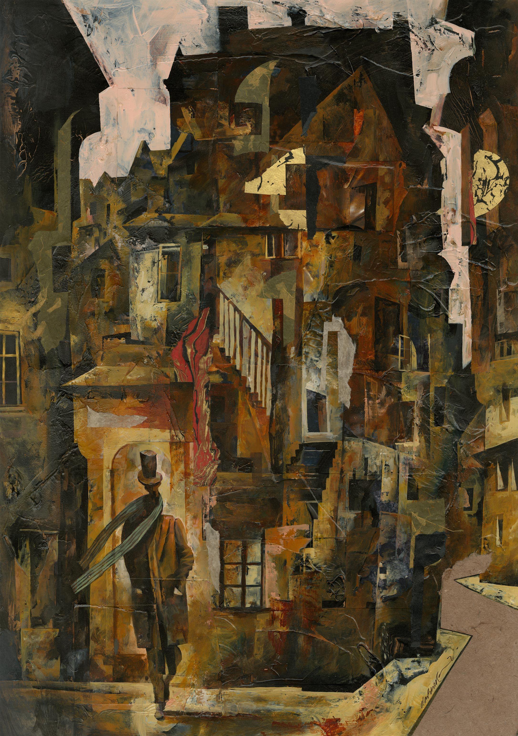 2173x3087 Dave McKean Crime and Punishment. Surreal art, Dave mckean, Illustration art