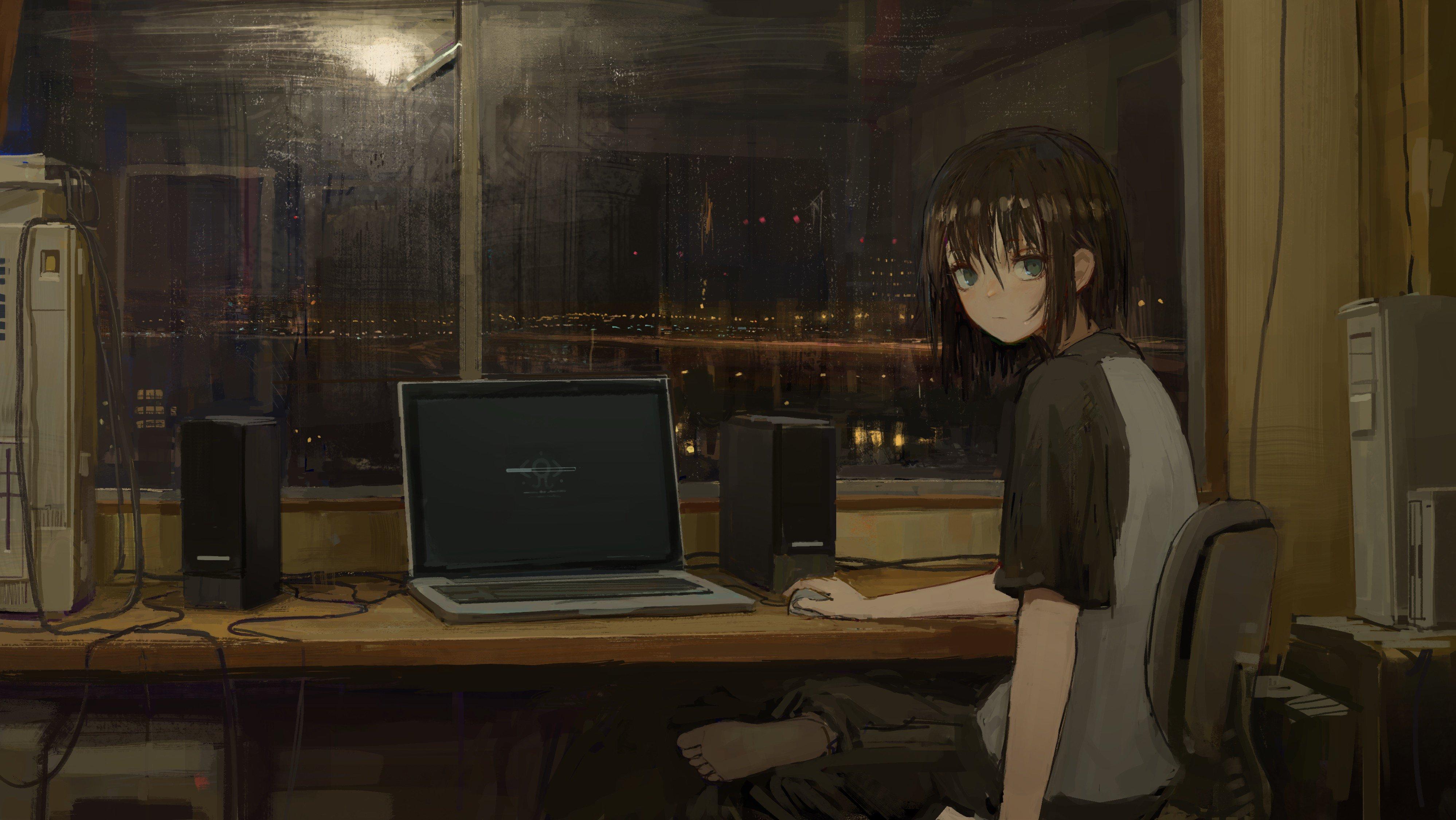 3996x2250 Sad Aesthetic Anime Wallpaper