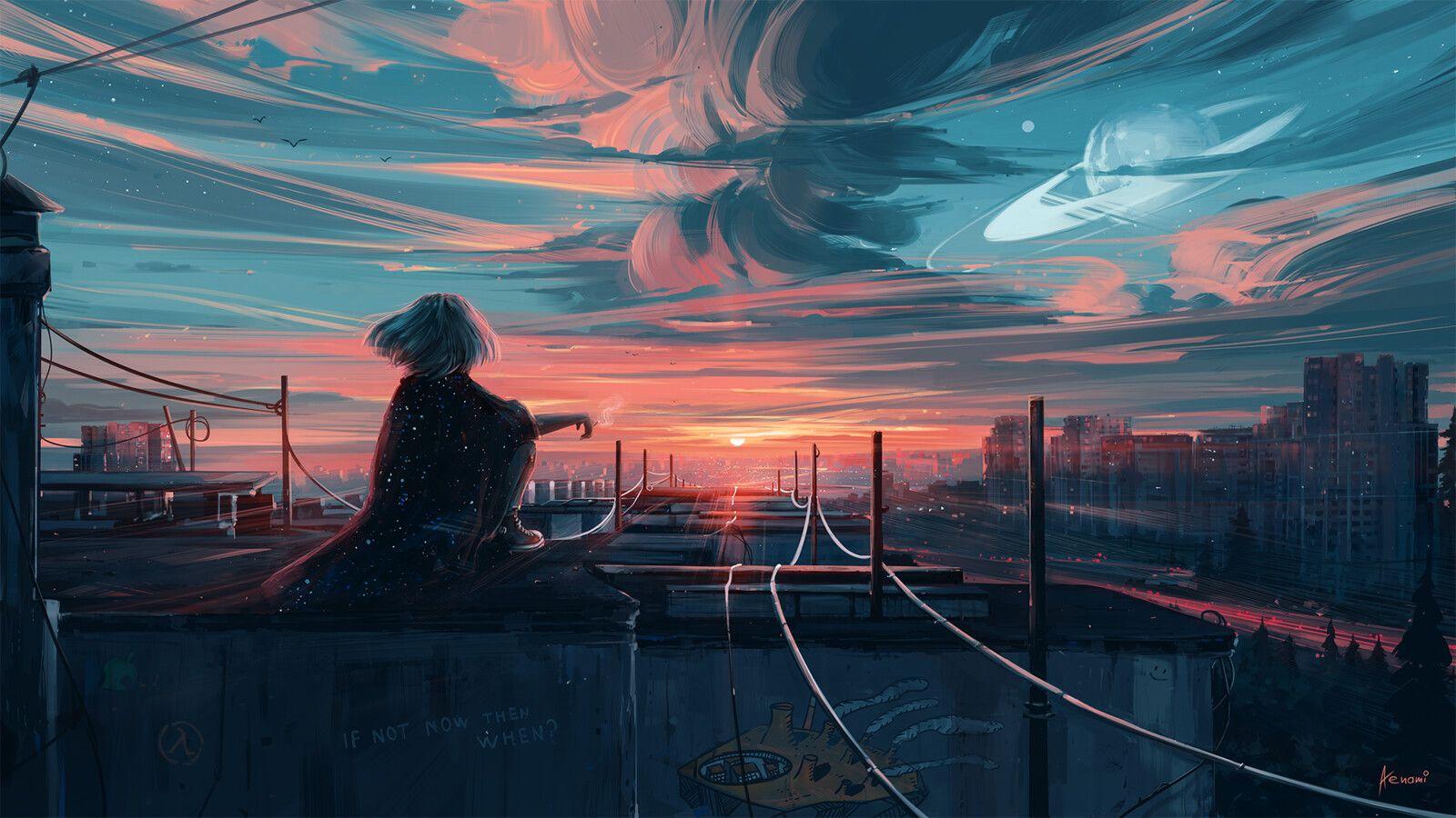 1600x900 Desktop Wallpaper for the PC homies ideas. anime wallpaper, anime scenery, anime background