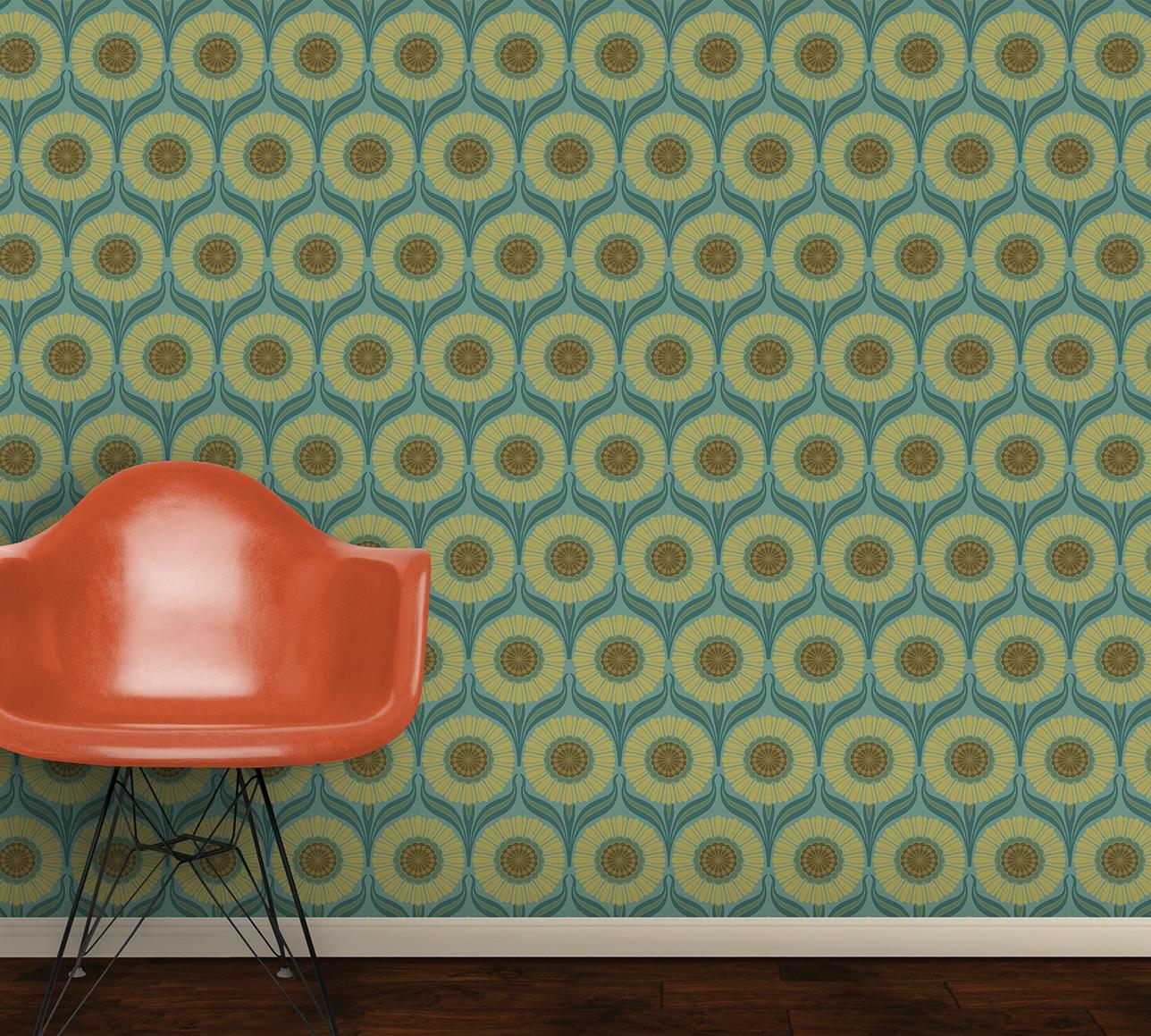 1288x1159 Vintage Wallpaper Revived and Ready Journal of Antiques and Collectibles