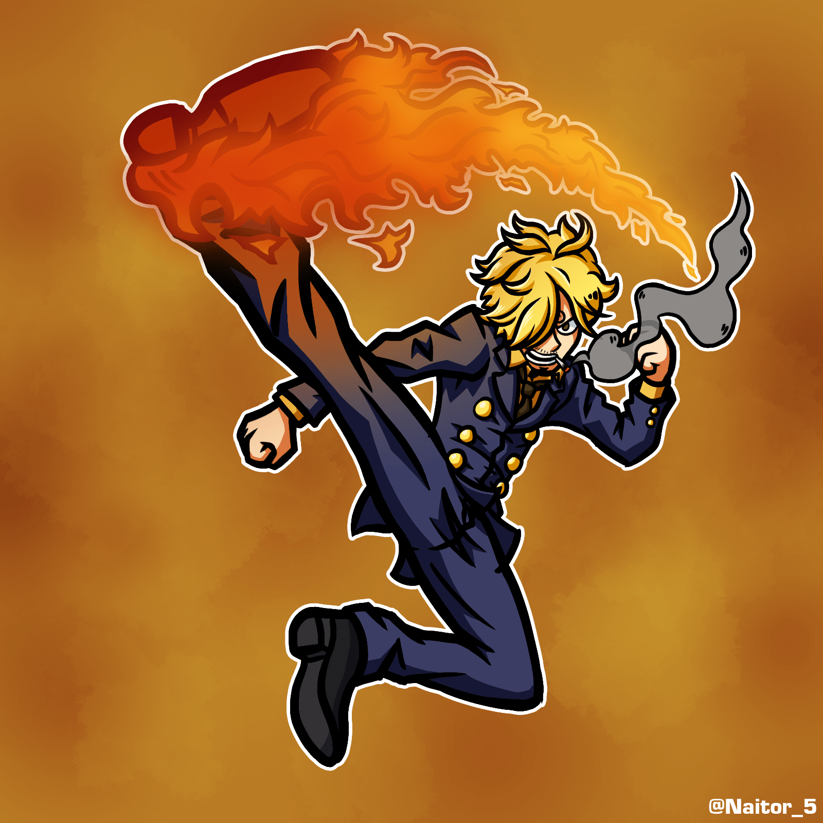 1600x1600 sanji piece wallpaper