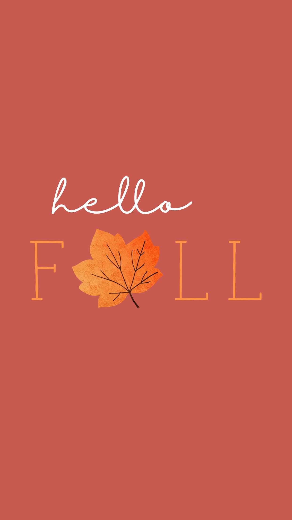 1242x2208 Cute Fall Wallpaper