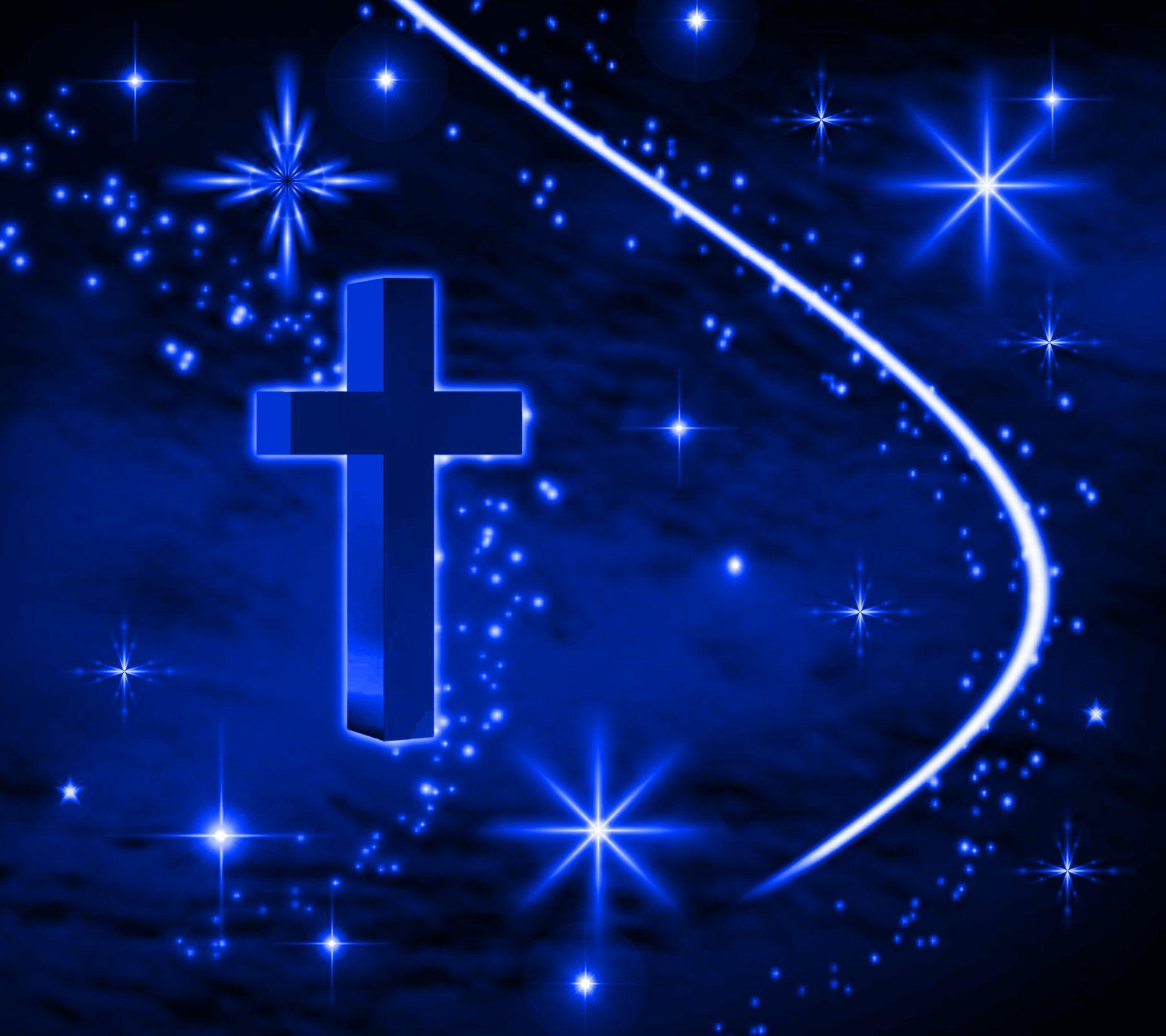 1800x1600 Blue.cross Wallpaper