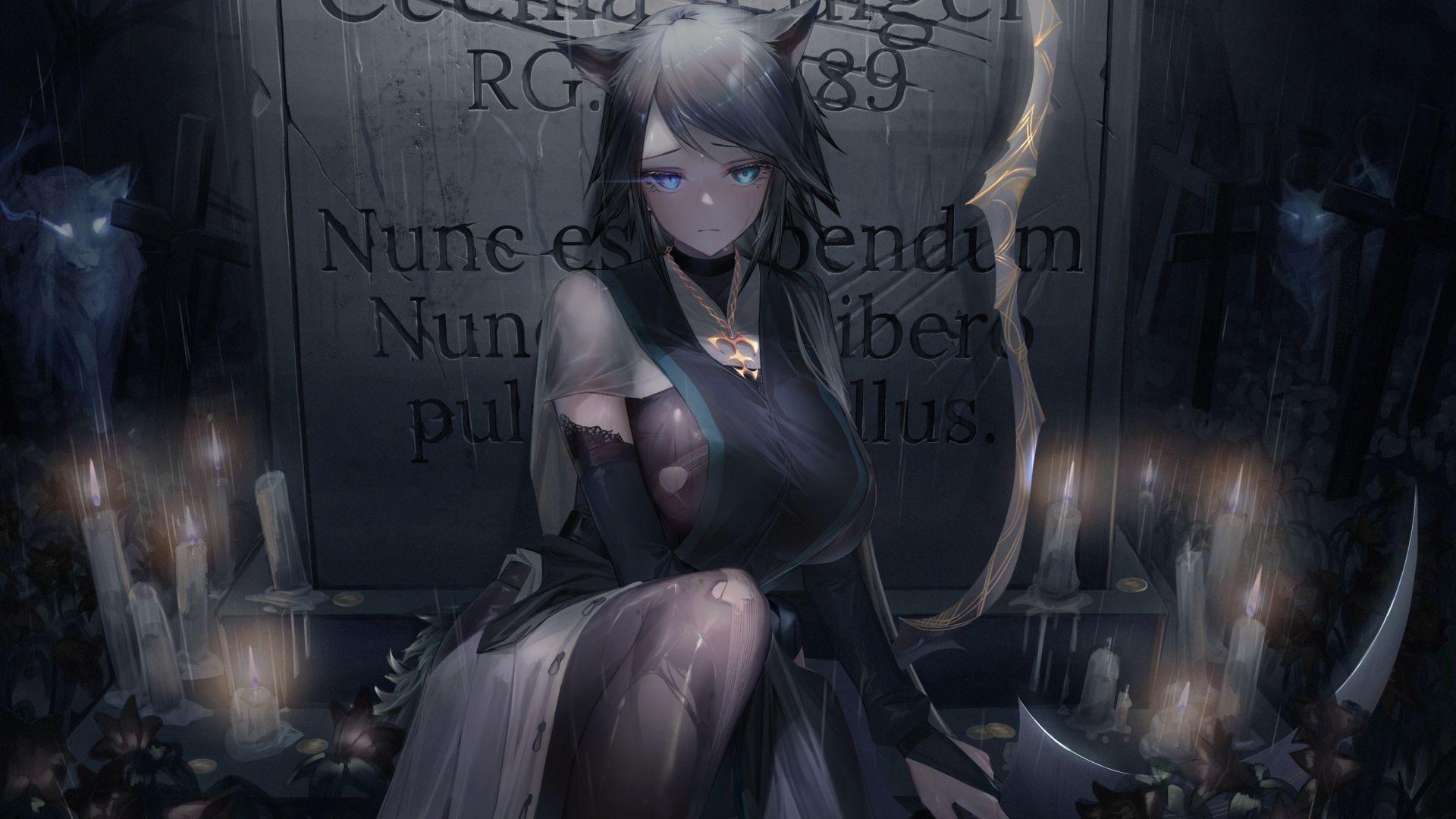 1920x1080 Desktop wallpaper elf girl, anime, beautiful, original, HD image, picture, background, df2904