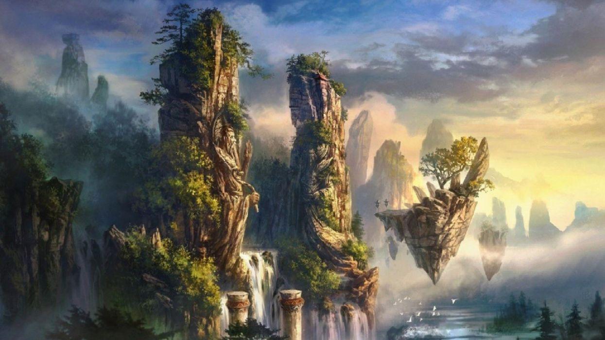 1245x700 3D Fantasy abstract nature wallpaperx1440