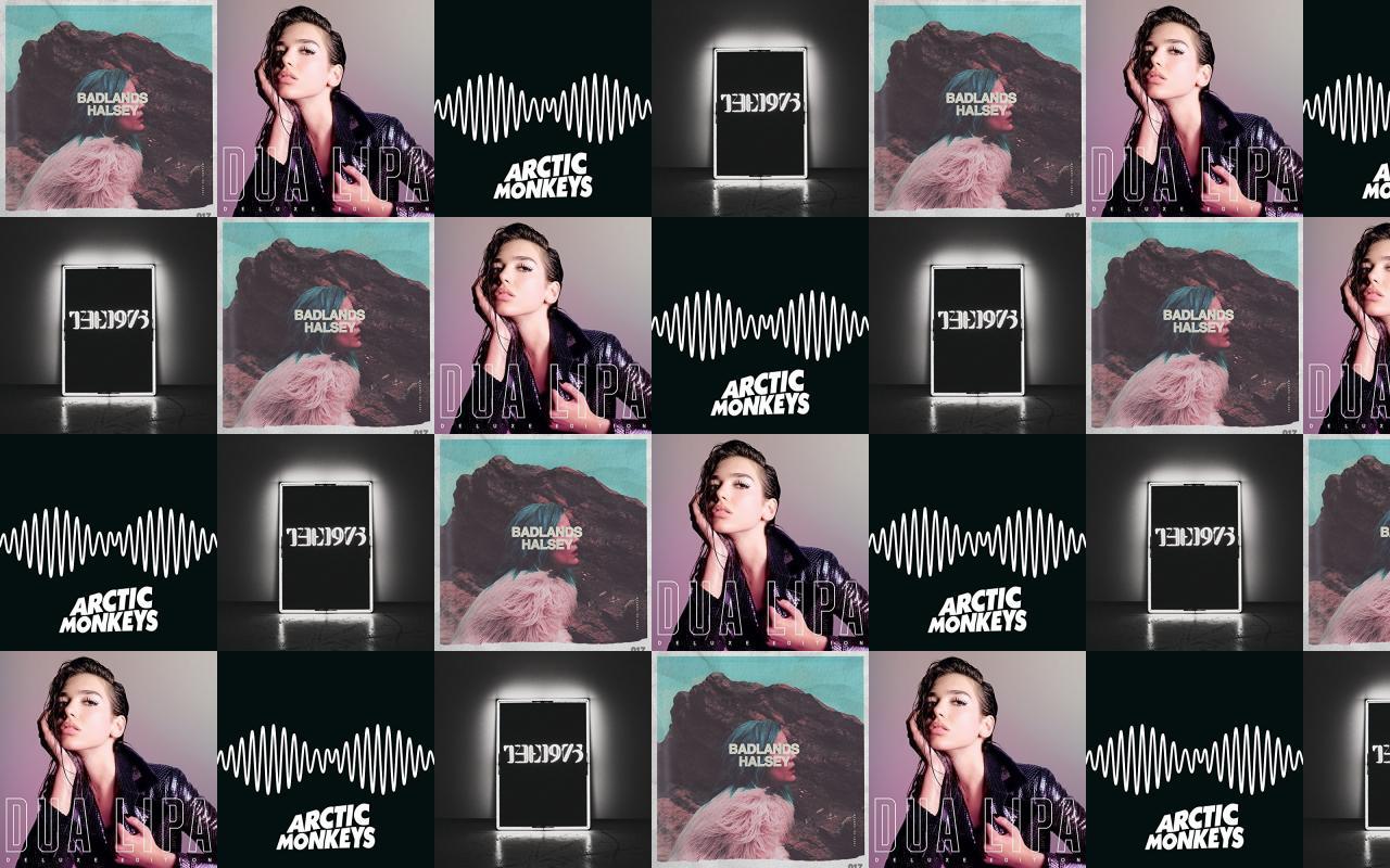 1280x800 Halsey Dua Lipa Arctic Monkeys AM Wallpaper « Tiled Desktop Wallpaper