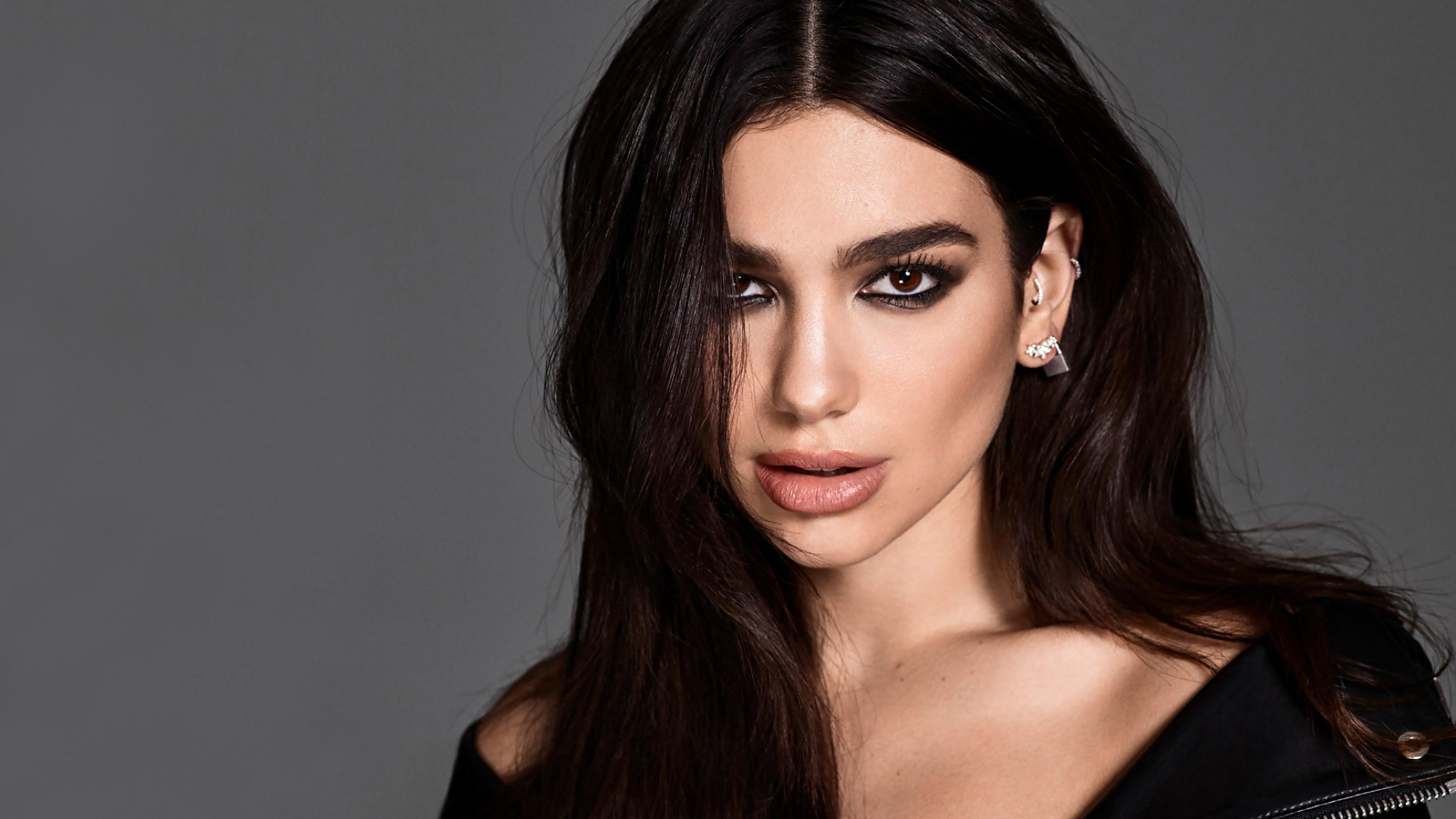 3840x2160 Dua Lipa Makeup Wallpaper 71620 3840x2160px