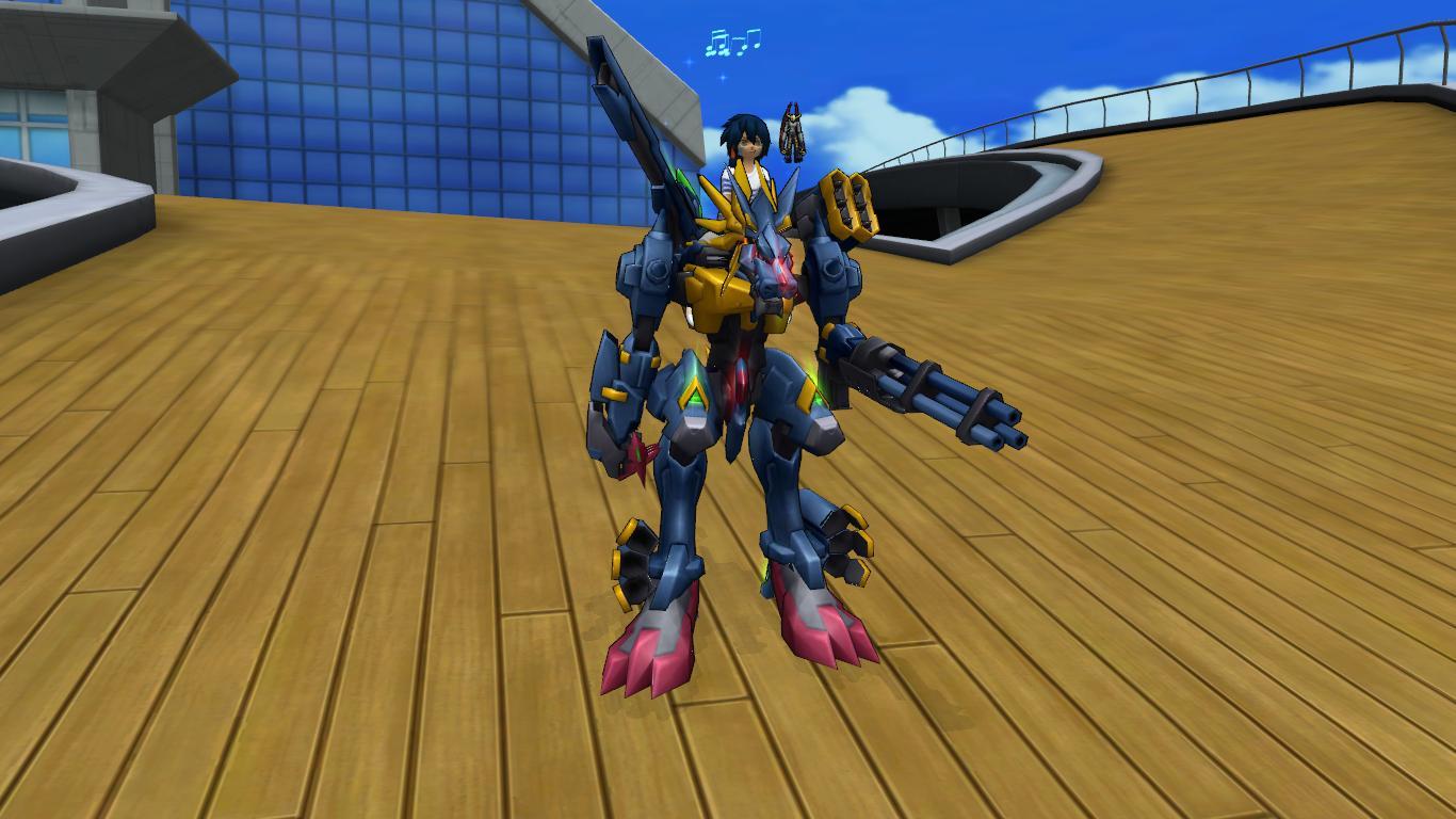 1366x768 Metal garurumon x *-*